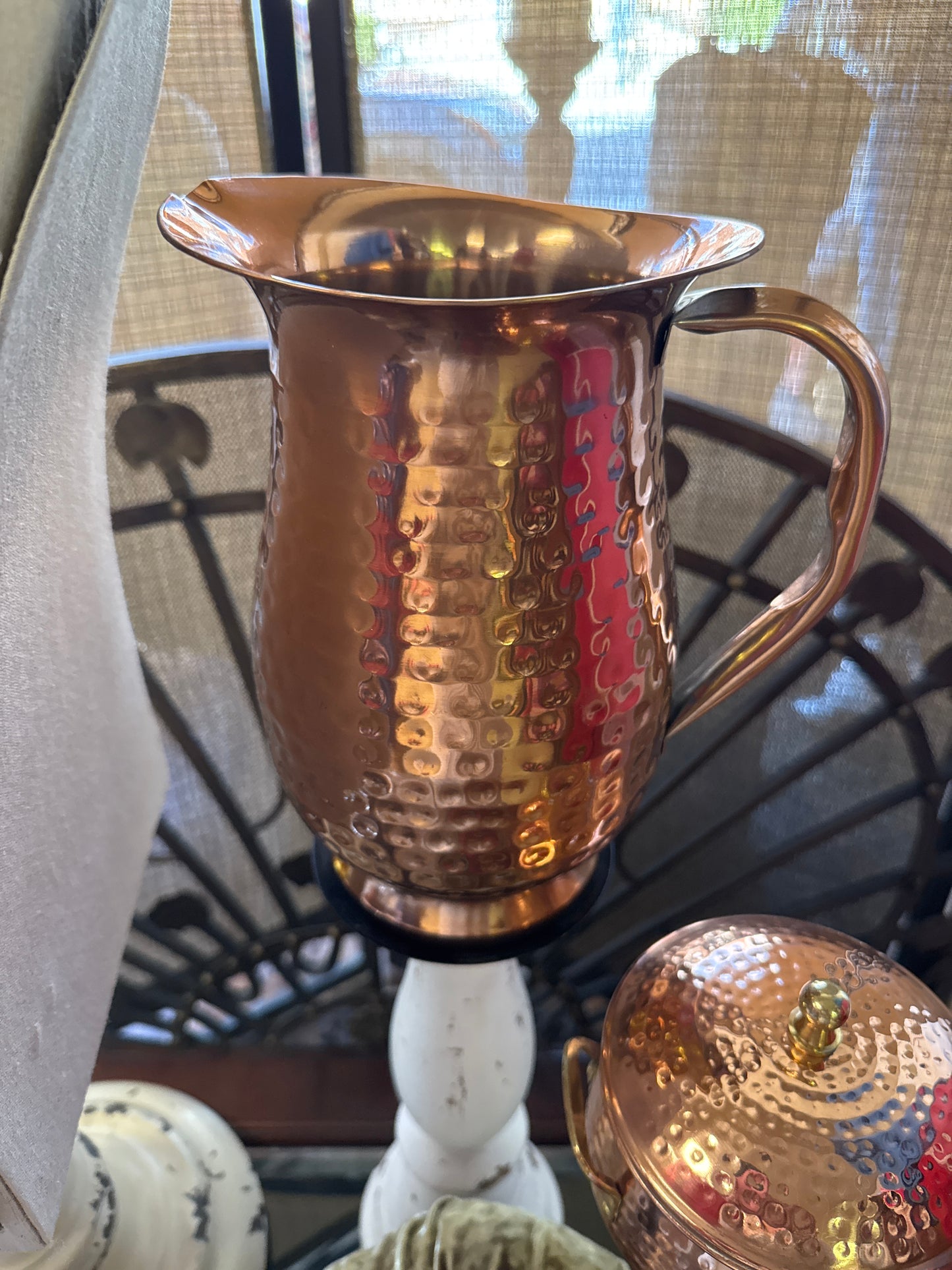 Hammered Copper Pitcher