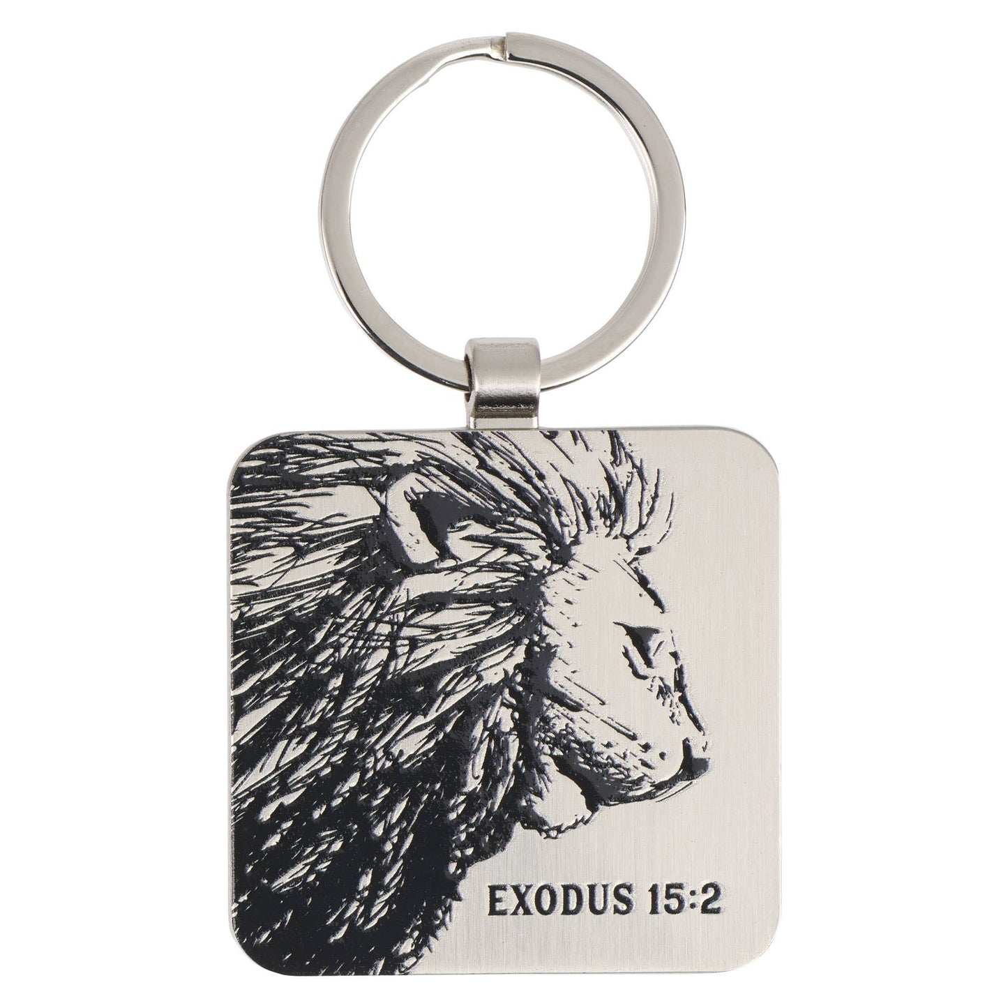 Christian Art Gifts - Keychain Lord is my Strength Exodus 15:2