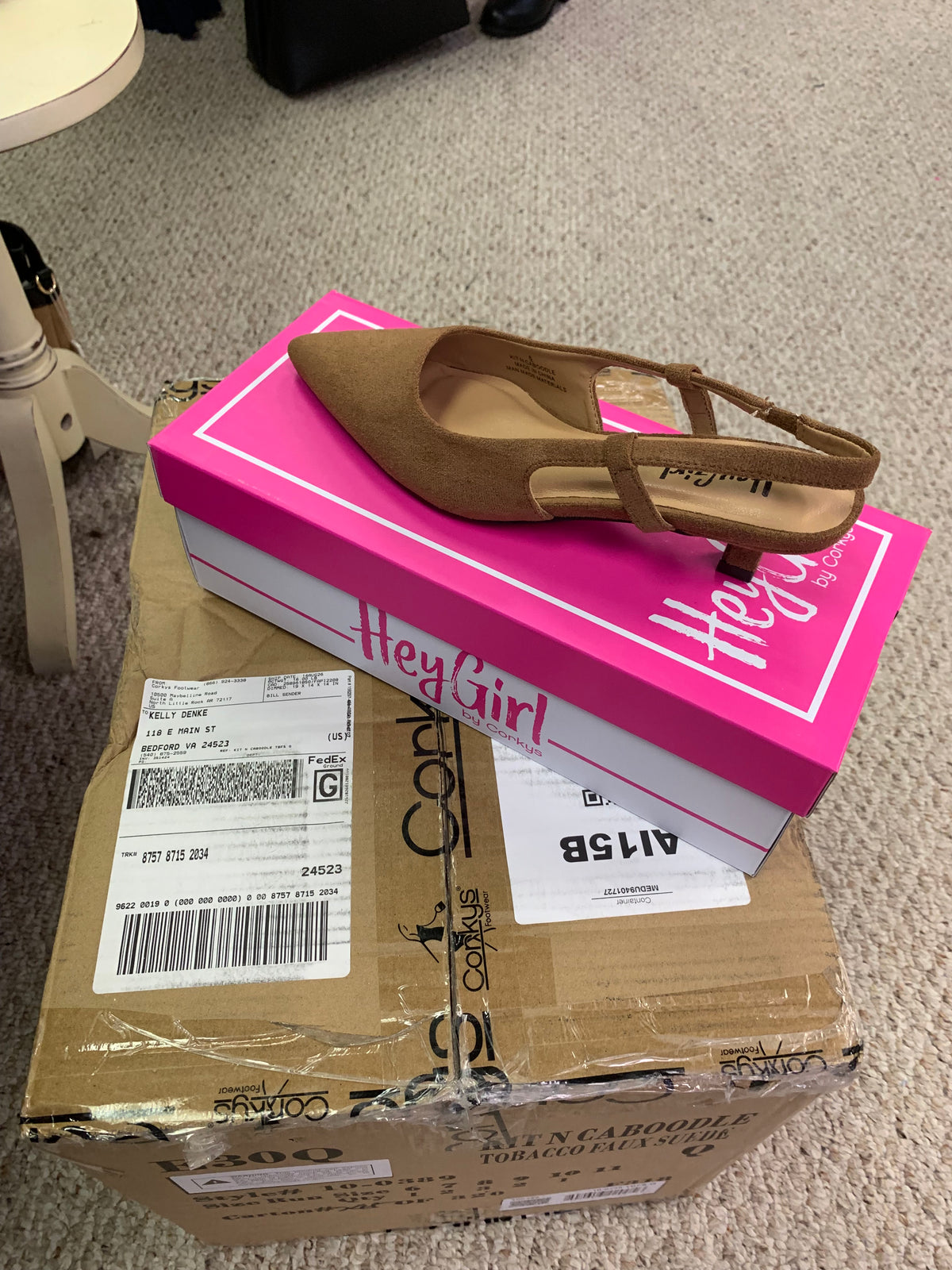 Corkys Footwear Kit N Caboodle Kitten Heel