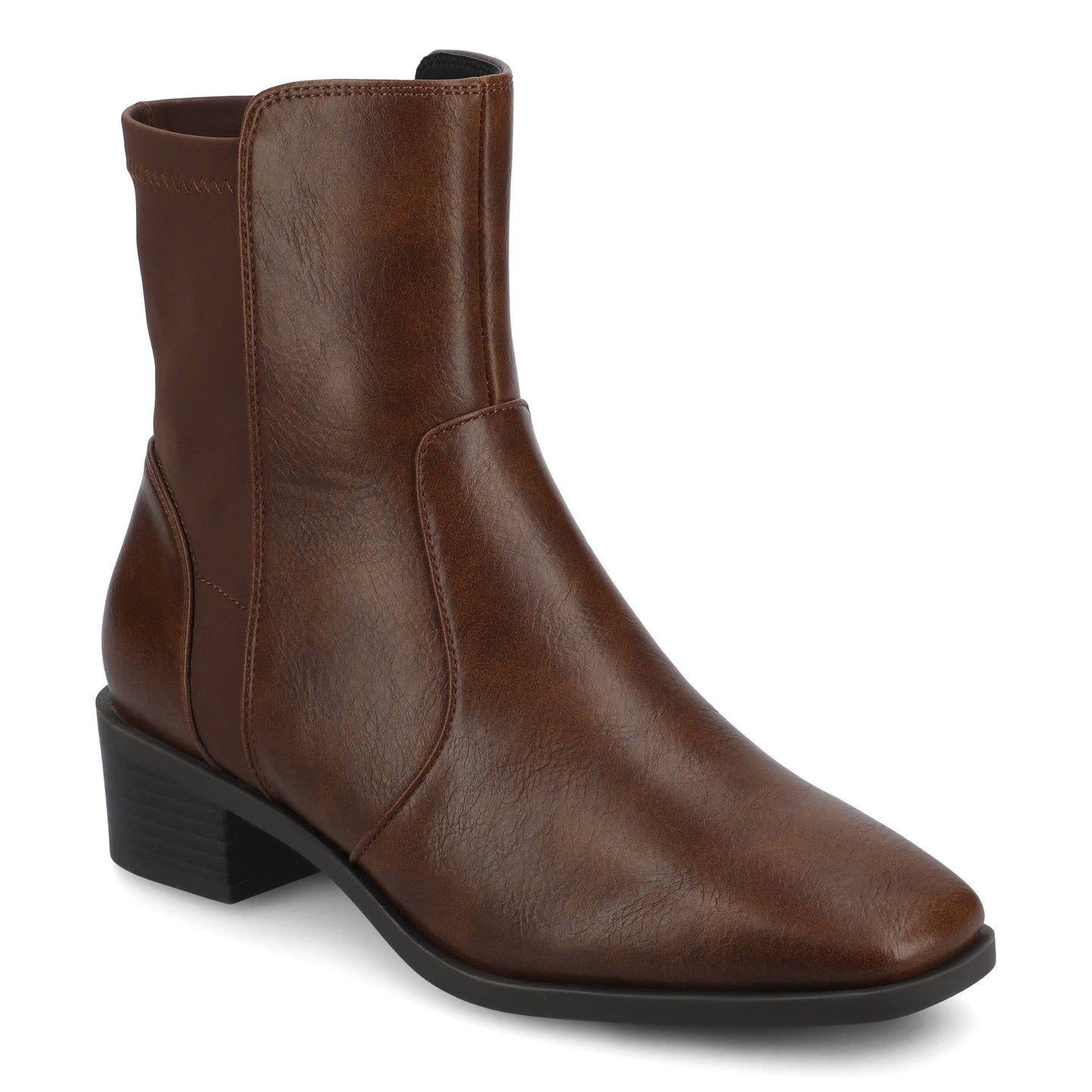 Journee - Journee Womens Renna Wide-Width Chelsea Boots: Black Suede / 9.5