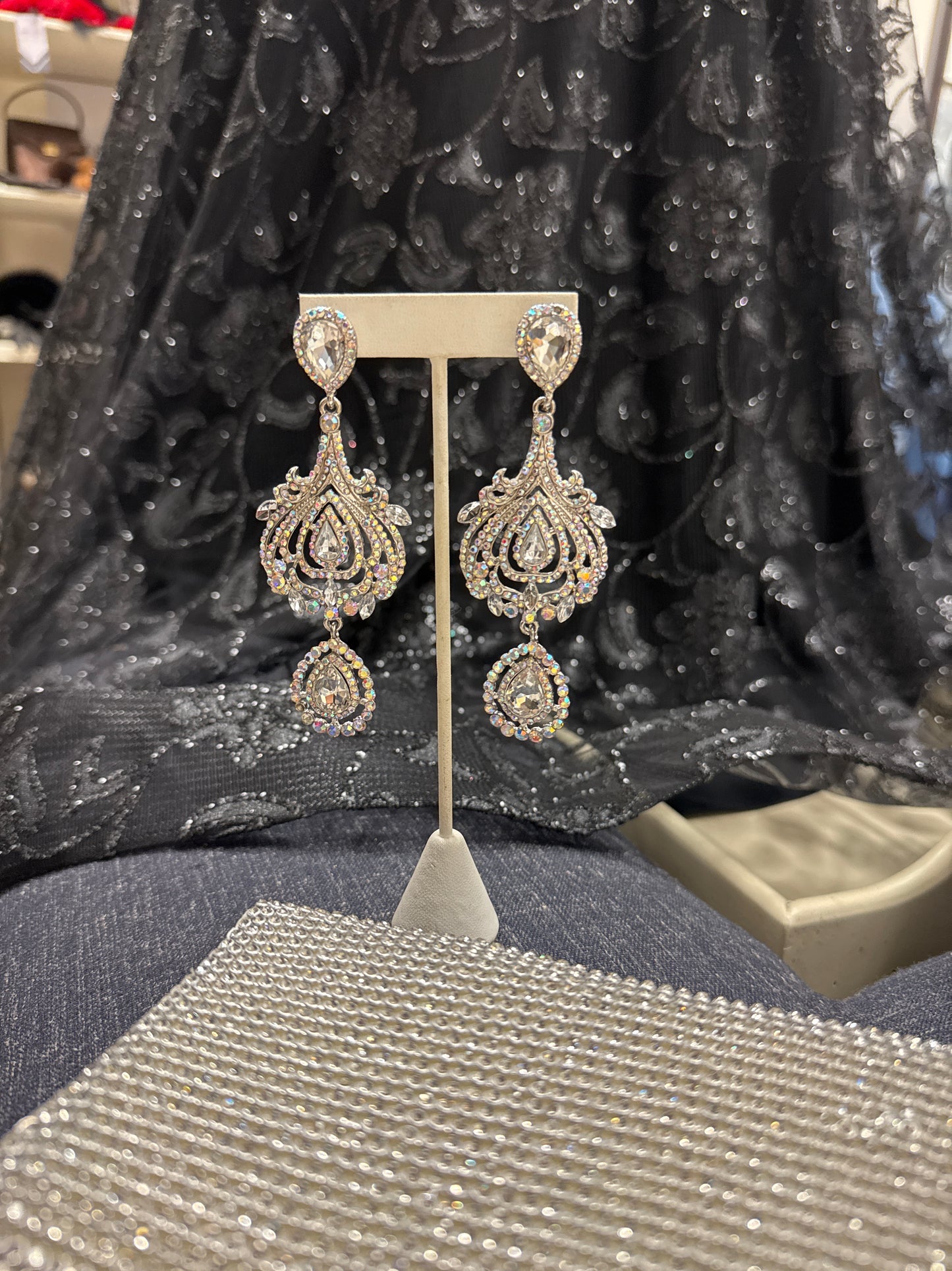 GlamGalAfter50 Chandelier Earrings