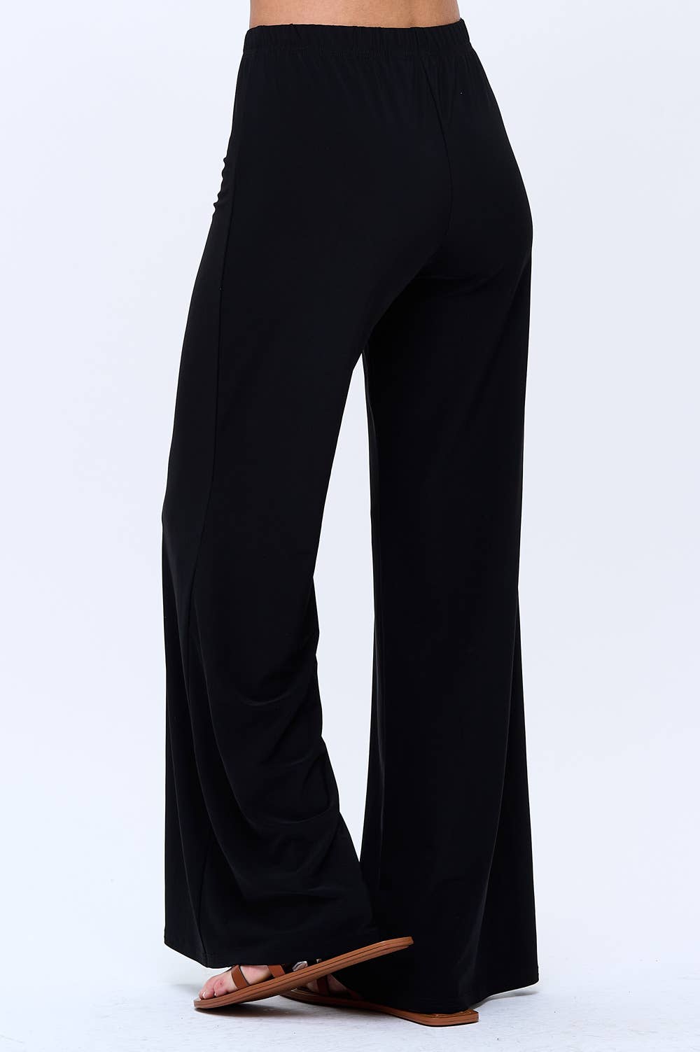 Jostar - HIT Palazzo Pants-5045HT-ARS1: Black / S