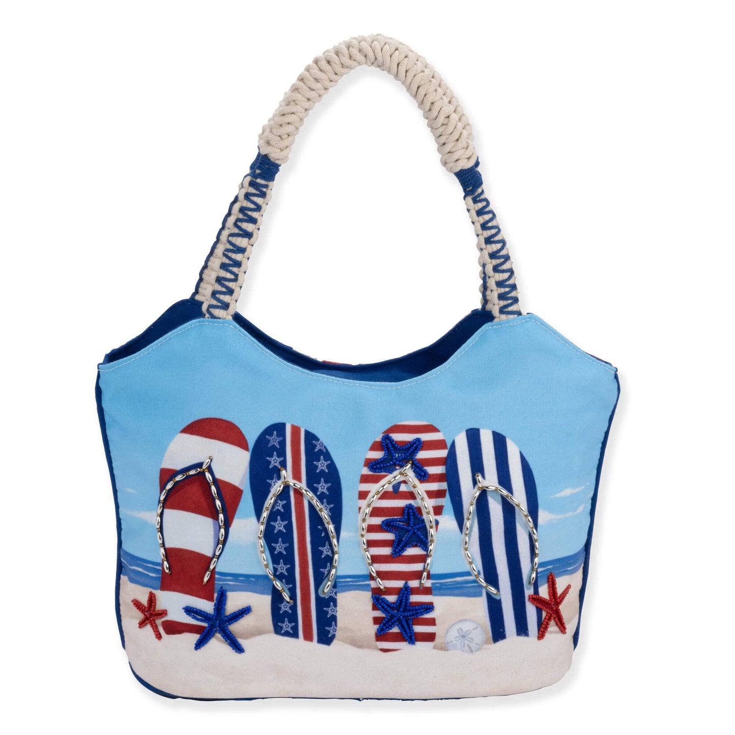 Headwear & Handbag Collections by Sun 'N' Sand - Flip Flops, July Sandals Scoop Tote