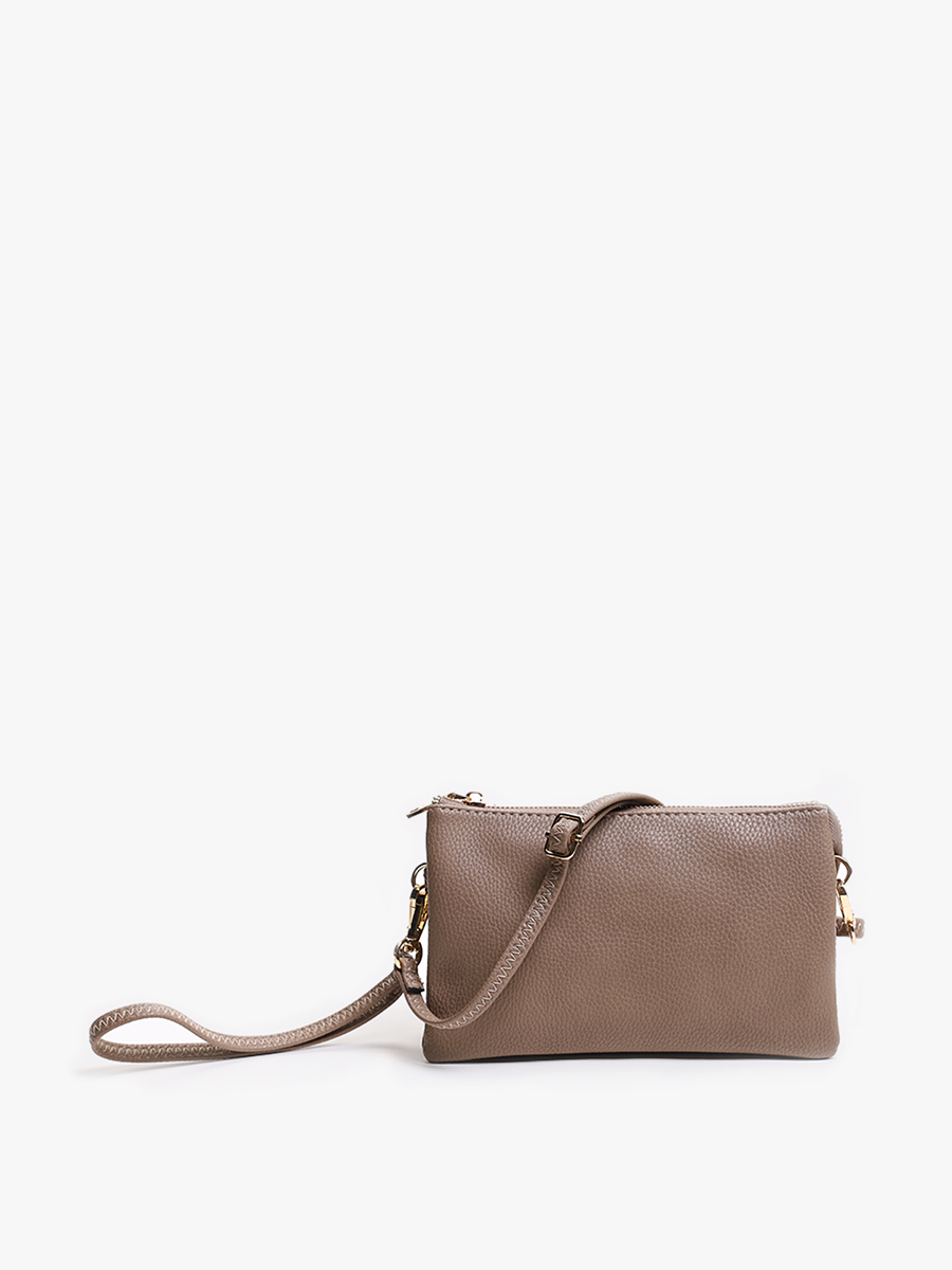 Jen & Co. - M013 Riley Monogrammable 3 Compartment Crossbody/Wristlet: Camo