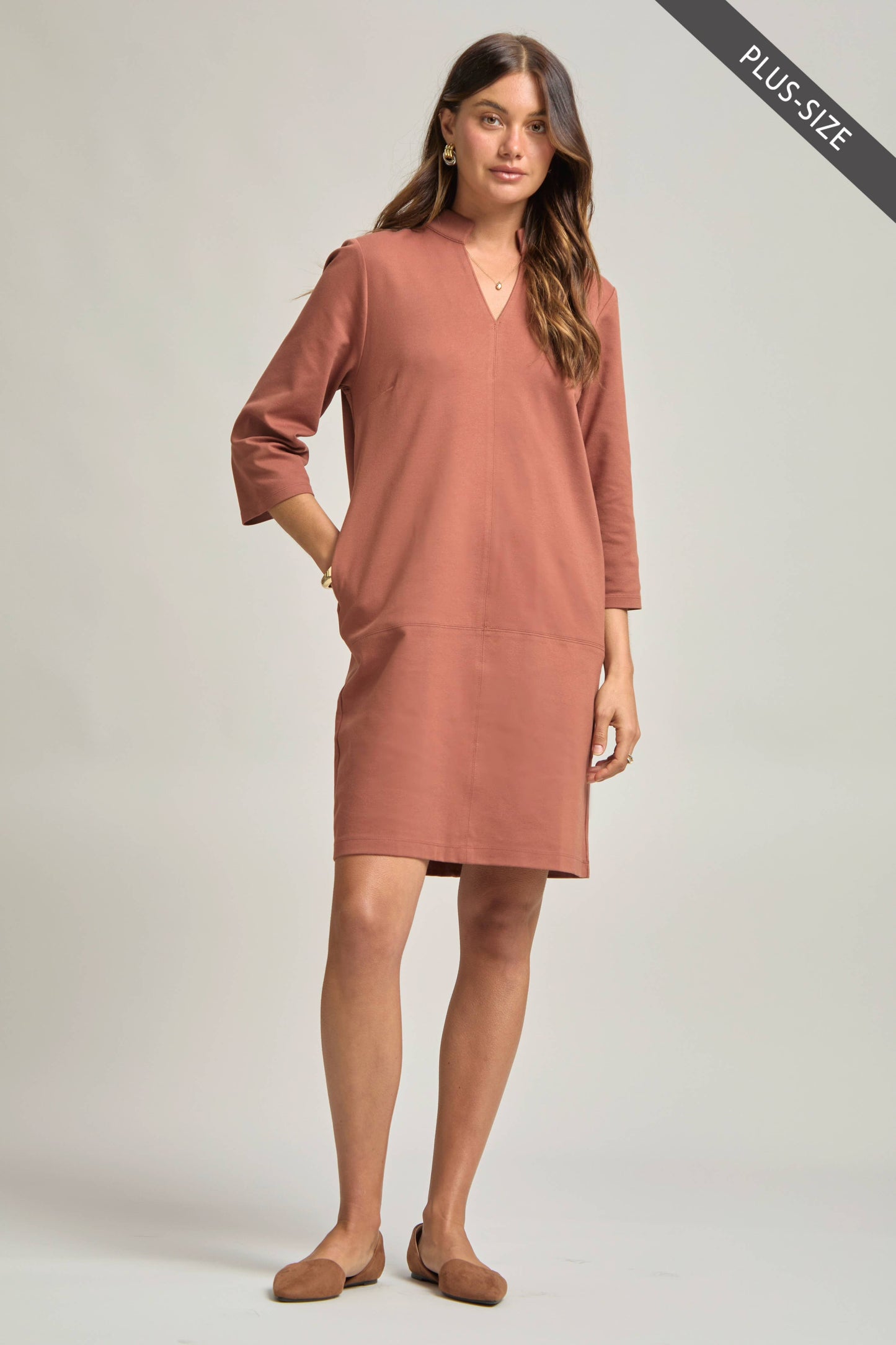 Dear Scarlett - PLUS SIZE Magic A-Line Dress: Red