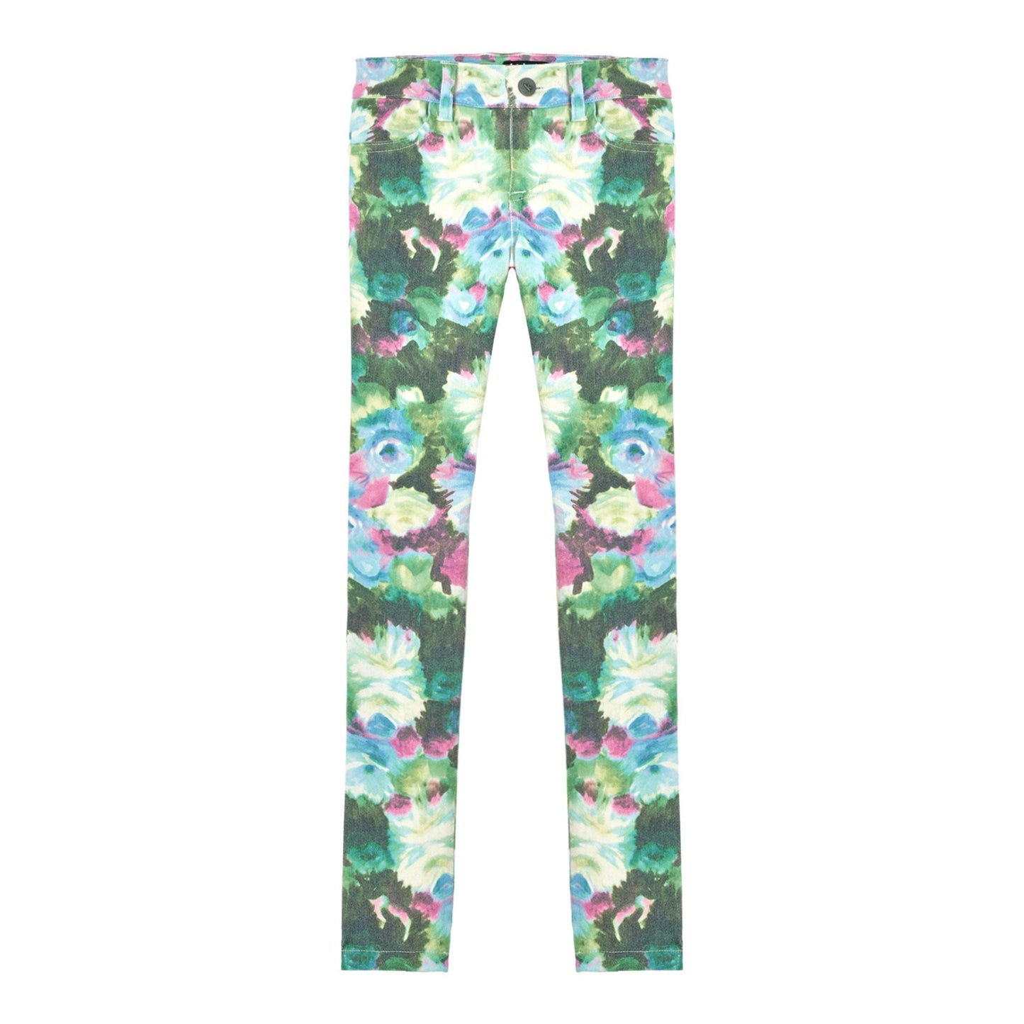 Kidpik - Brushed Floral Super Soft Skinny: Aquarelle / 12