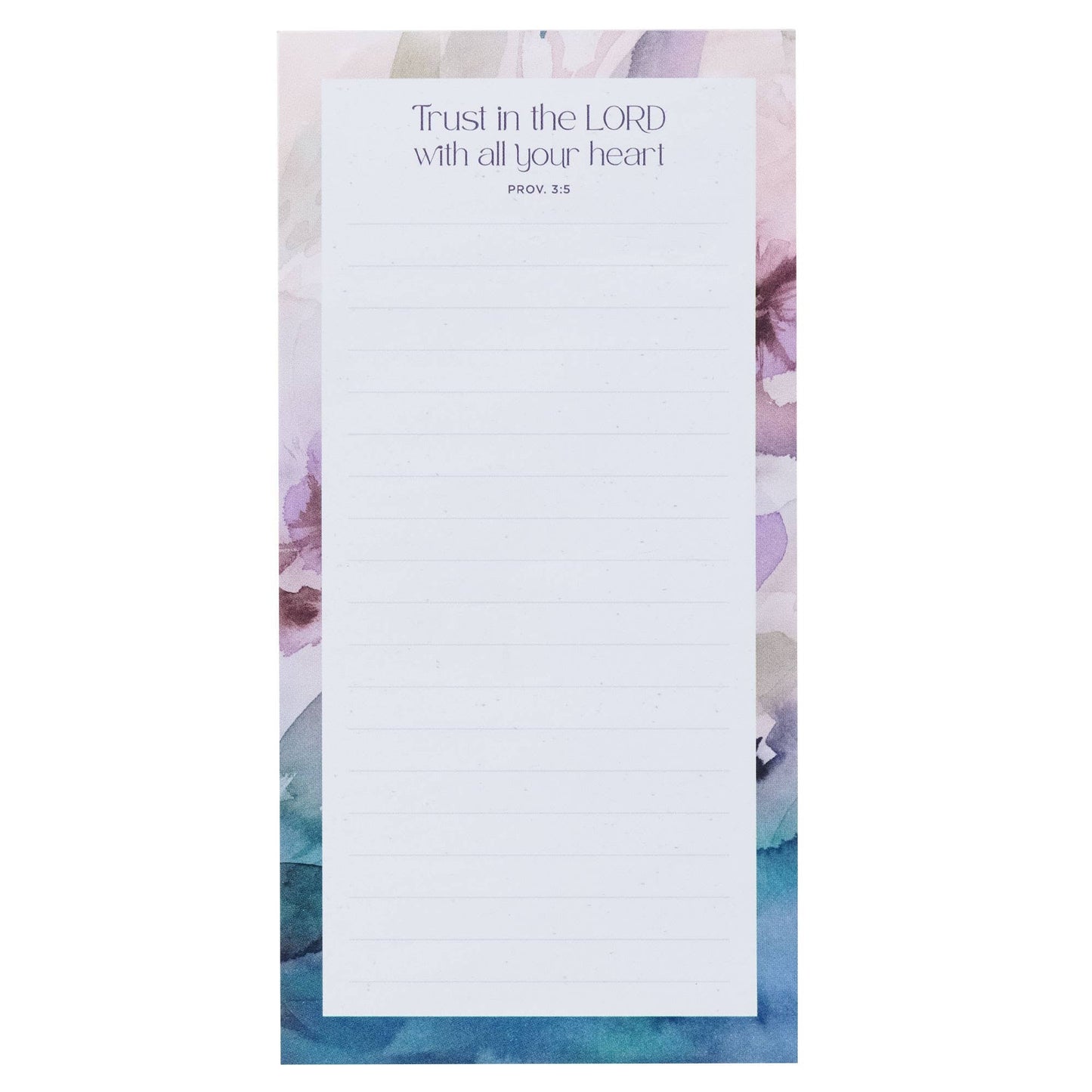 Christian Art Gifts - Magnetic Notepad w/pen Trust in the Lord Prov. 3:5