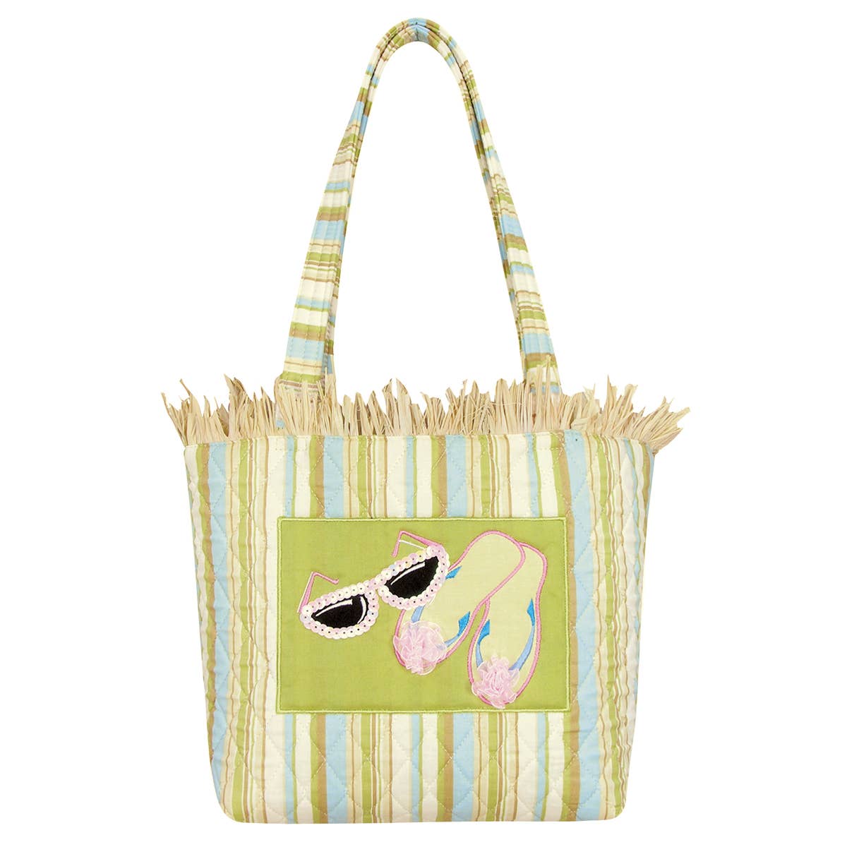 C&F Home - SALE Flip Flops & Sunglasses Tote Bag 13" x 10"