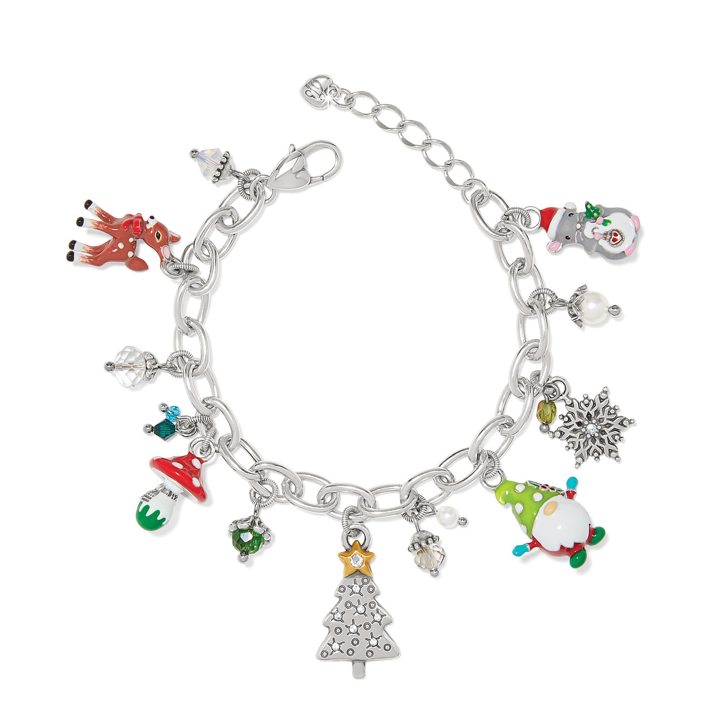 BRIGHTON Christmas Forest Charm Bracelet JF0288