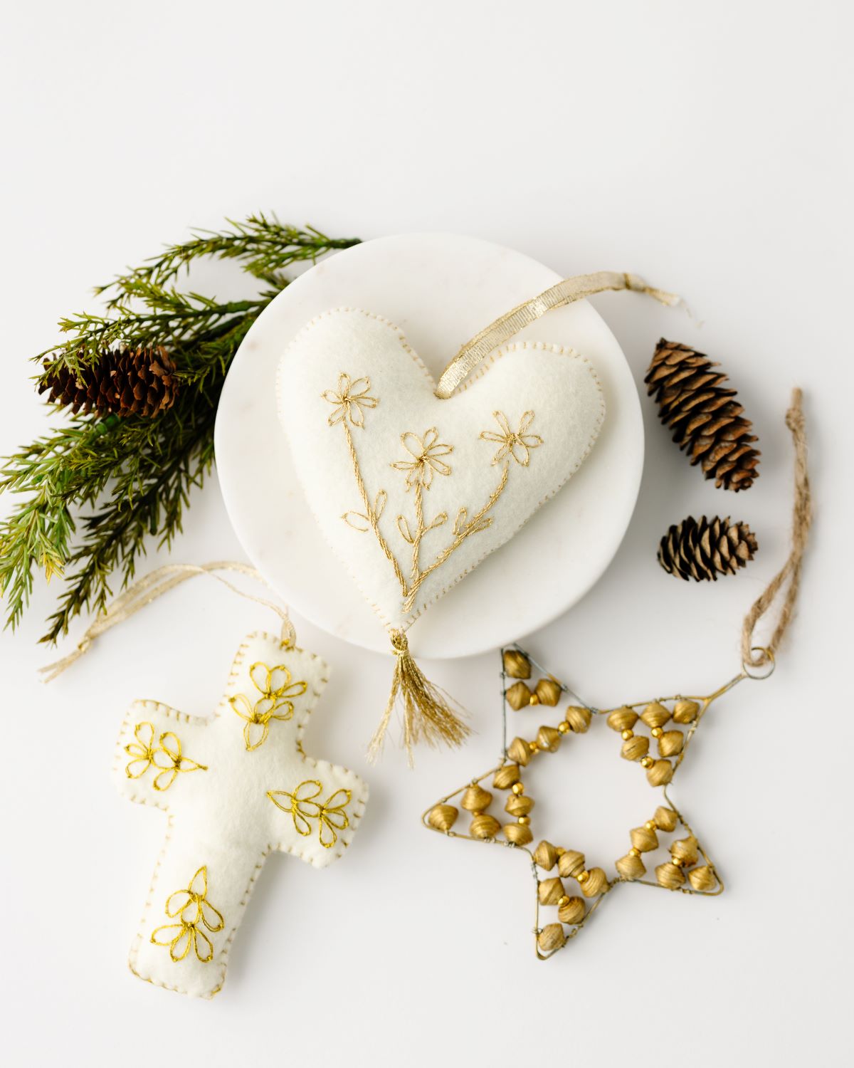 Gabriela Paperbead Star Ornament