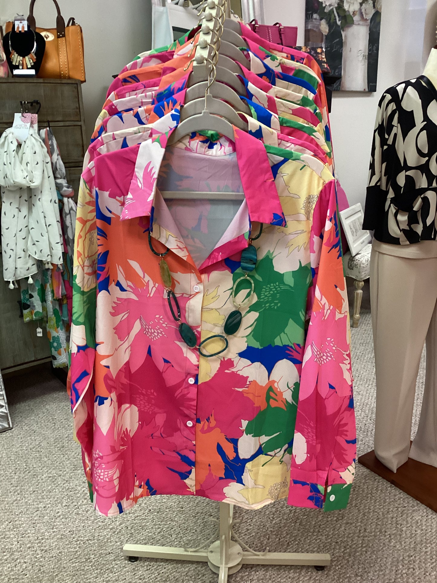 Floral Print long sleeve top