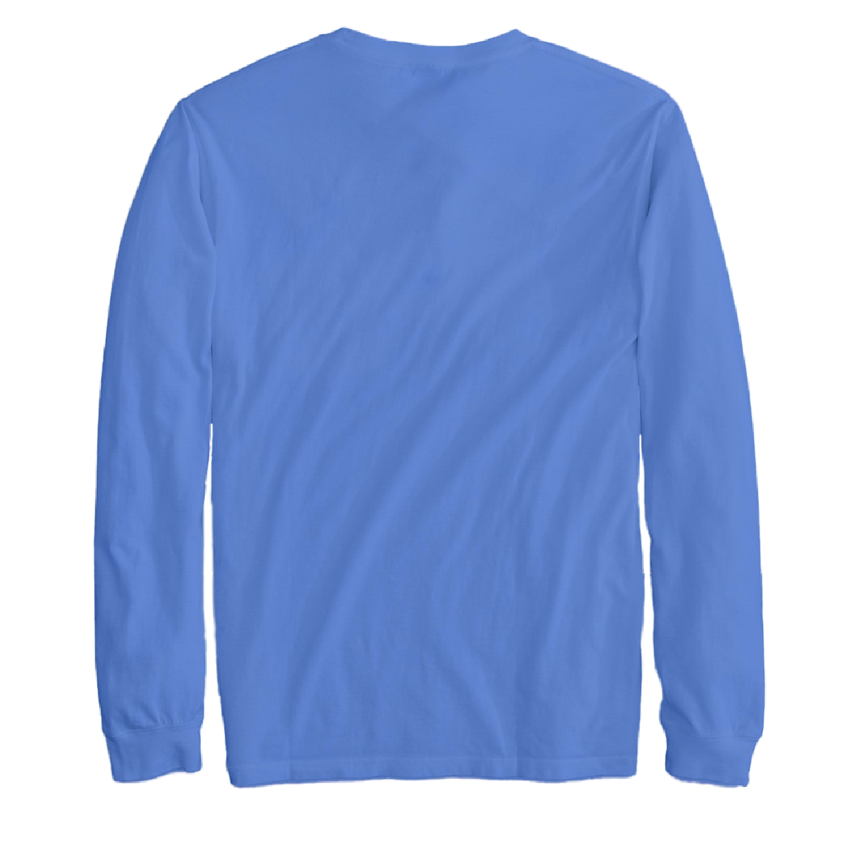 Freshwater Born Linear Logo Men's Cotton Long Sleeve Shirt