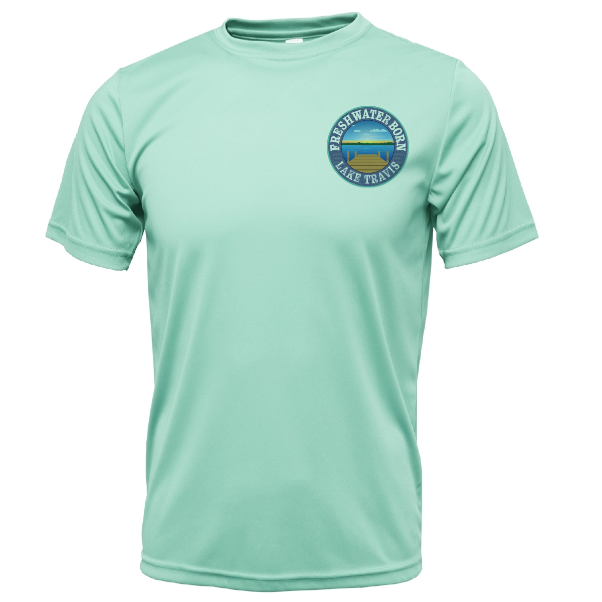 Lake Travis "All For Rum and Rum For All" Men's Short Sleeve UPF 50+ Dry-Fit Shirt