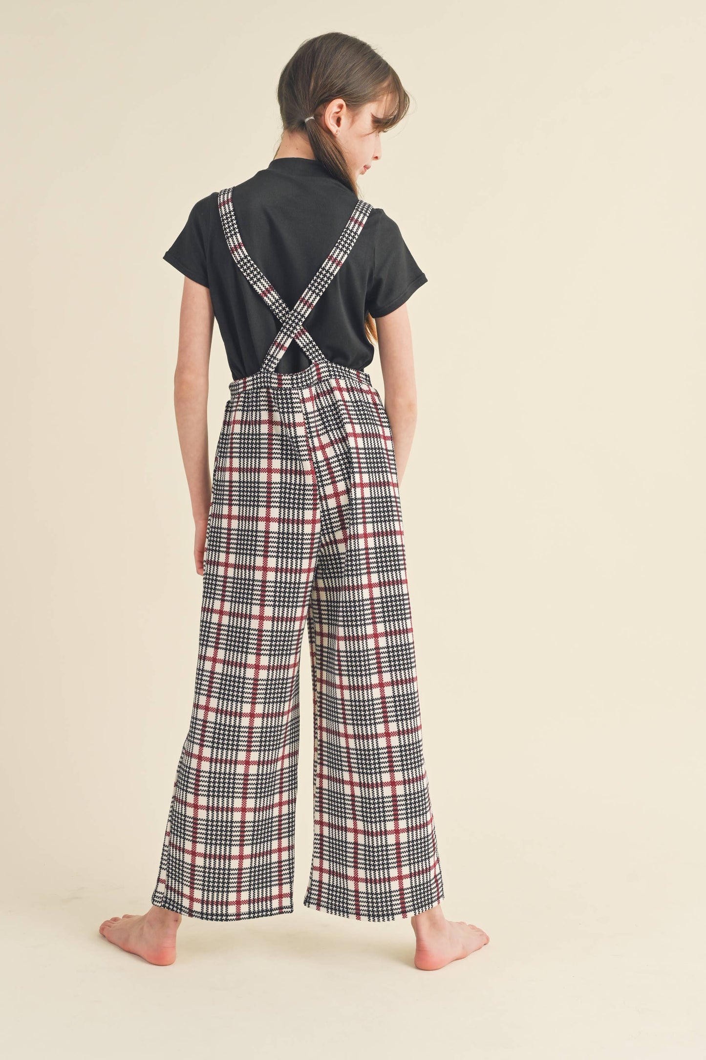 heart and arrow - MOCK NECK AND LIVERPOOL PINAFORE 2 PIECES JUMPSUIT