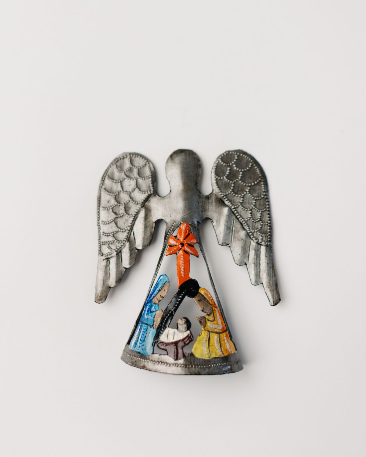Painted Metal Angel