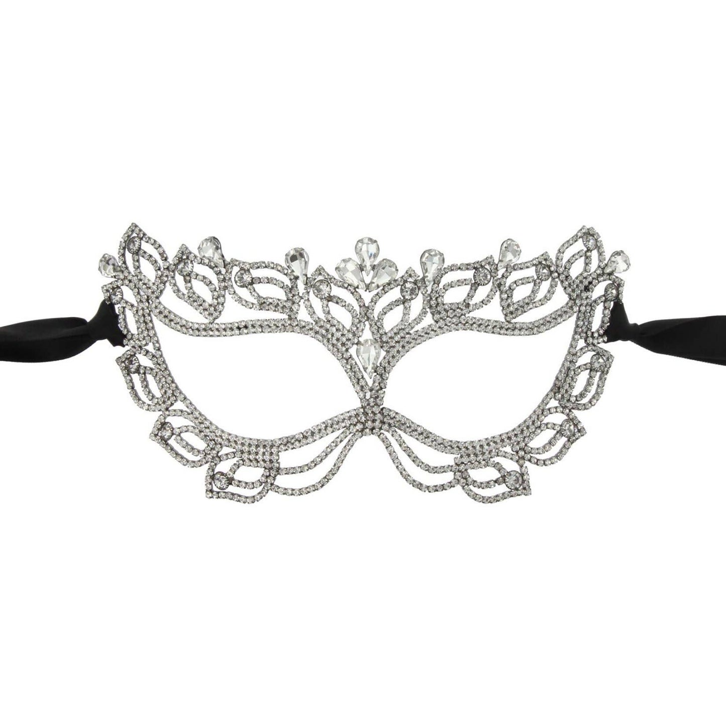 SP Sophia Collection - Flame Rhinestone Masquerade Mask