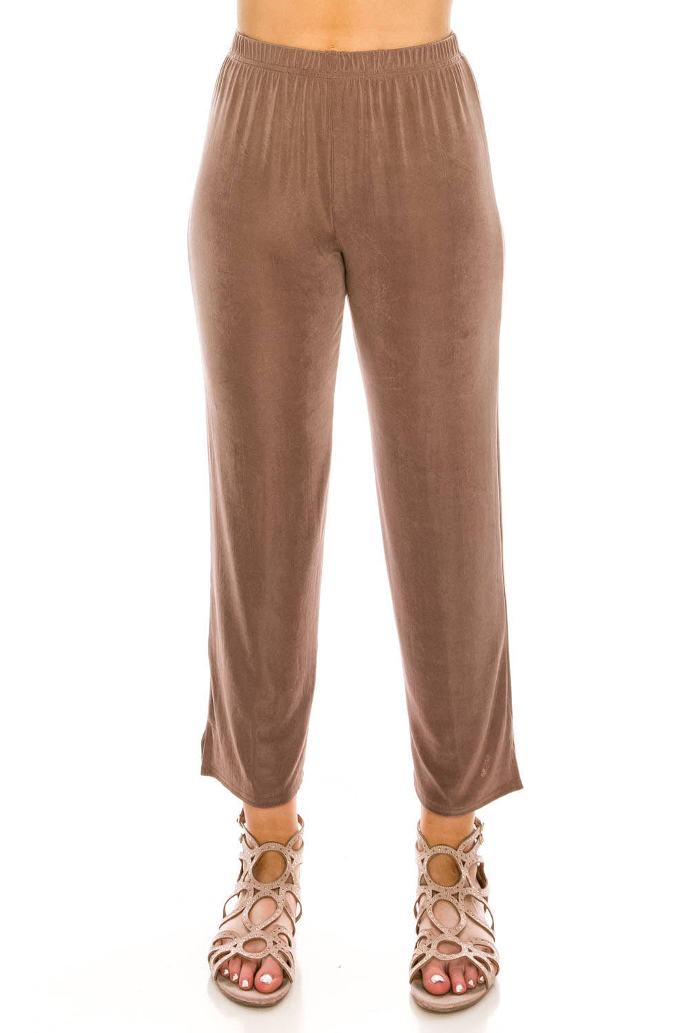 Jostar - Acetate Ankle Length Pants - 5001AY-ARS1: Ivory