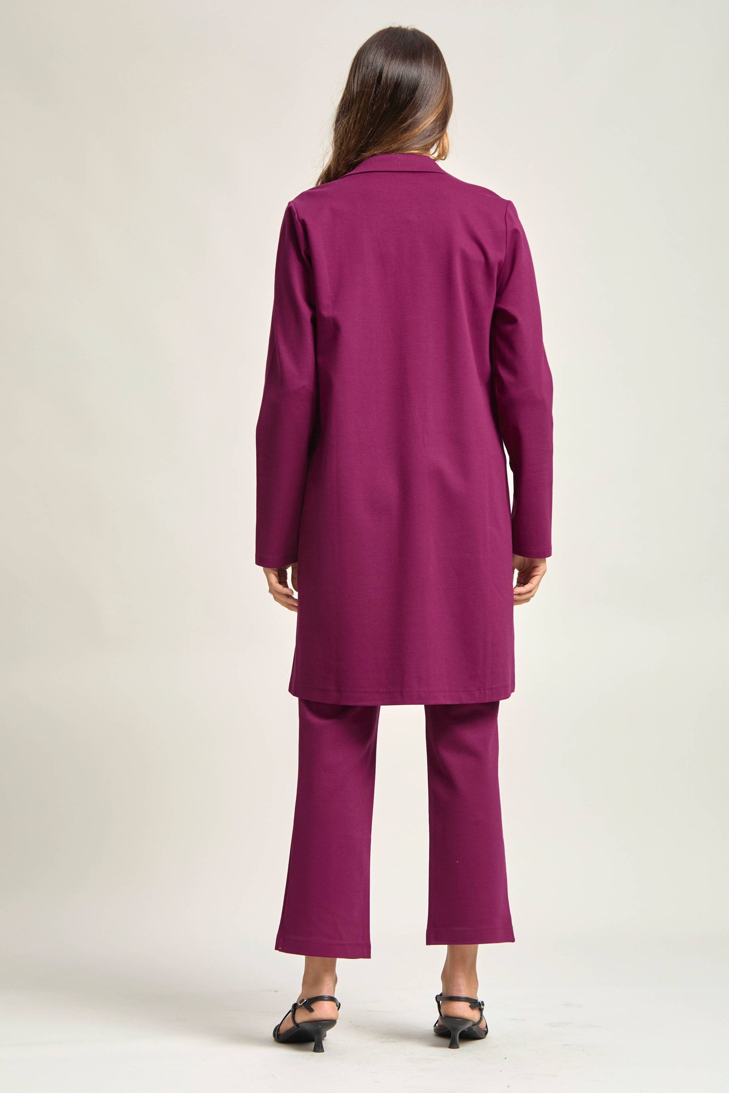 Dear Scarlett - Magic Chic Midi Jacket: Red