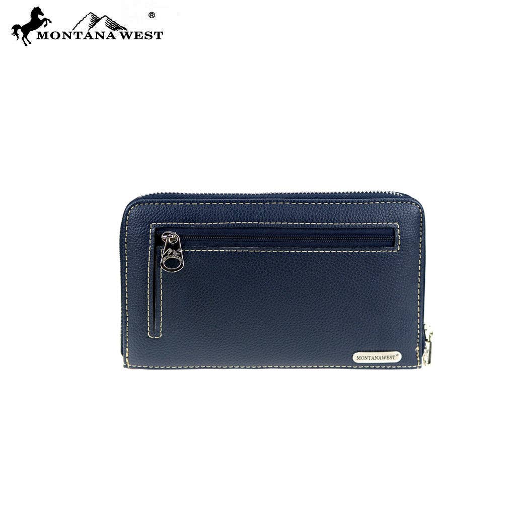 Montana West - US04-W003  Montana West American Pride Wallet: Red