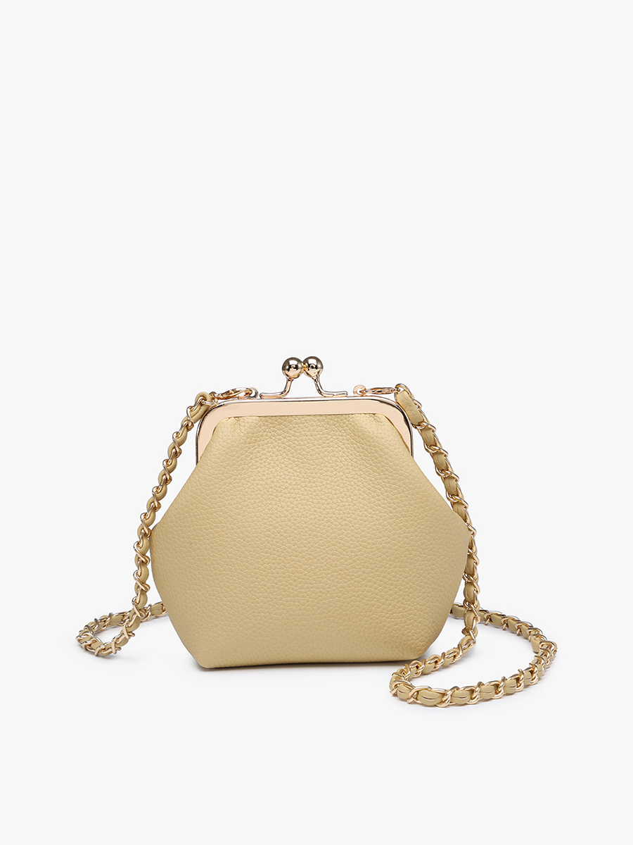 Jen & Co. - CP2338 Cleo Coin Pouch Crossbody: Pearl