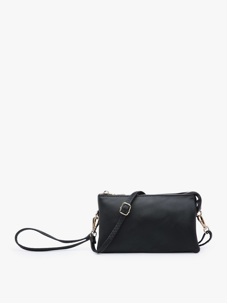 Jen & Co. - M013 Riley Monogrammable 3 Compartment Crossbody/Wristlet: Camo