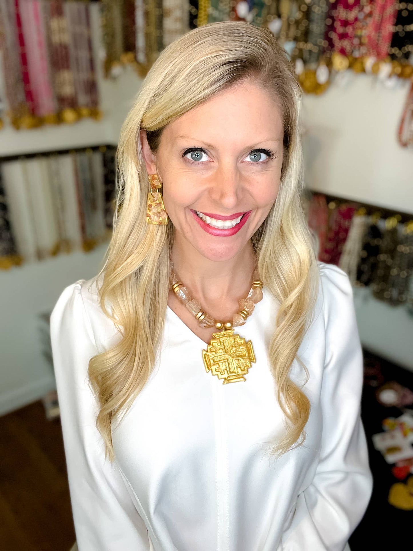 Hidden Truth Jewelry - Gold, Rose Gold, Bronze & Opal Double Dangles