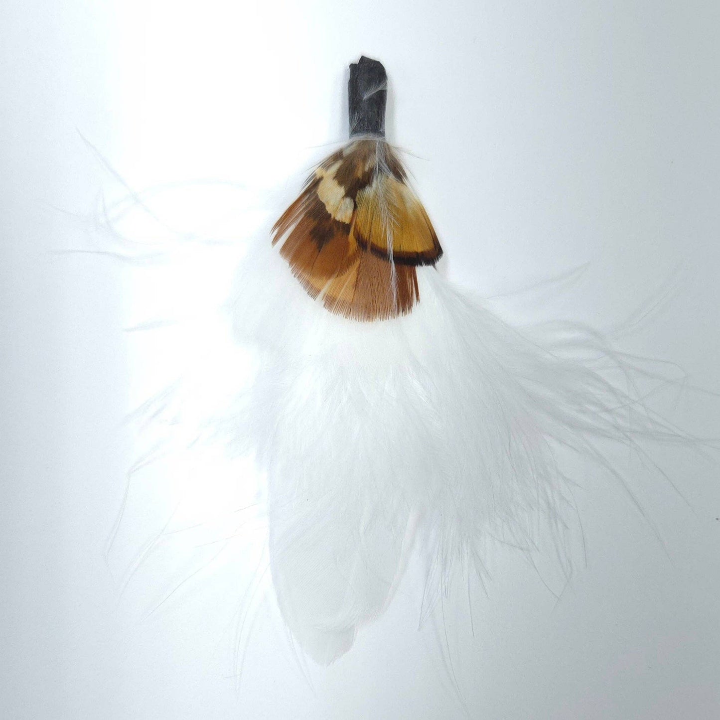 Greater Goods Imports- HT0078 GH1215 FEATHER: BROWN