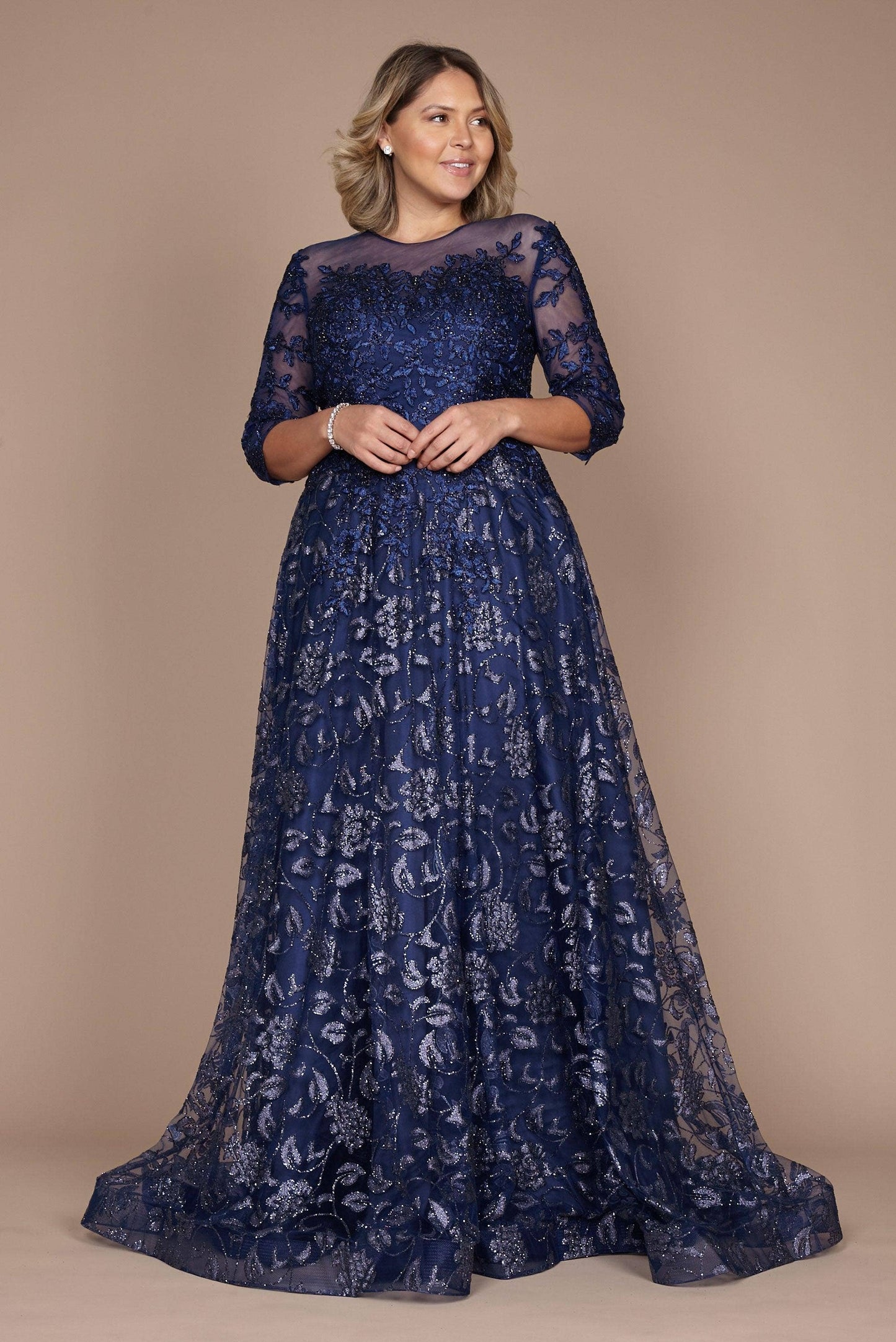 Kos Couture - Long Formal Evening Dress  Wholesale: Black / L