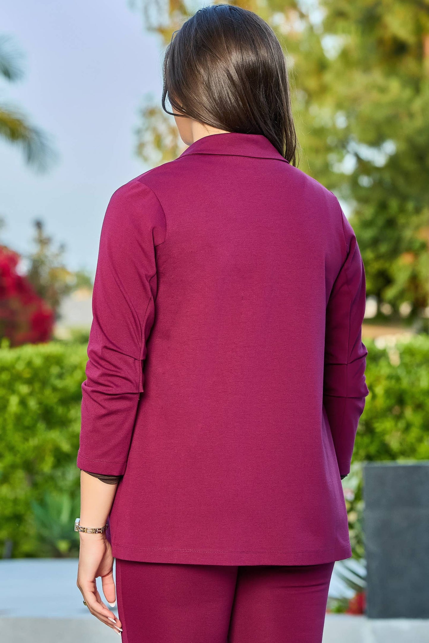 Dear Scarlett - Magic 3/4 Blazer MDS BLAZER: Red / XL
