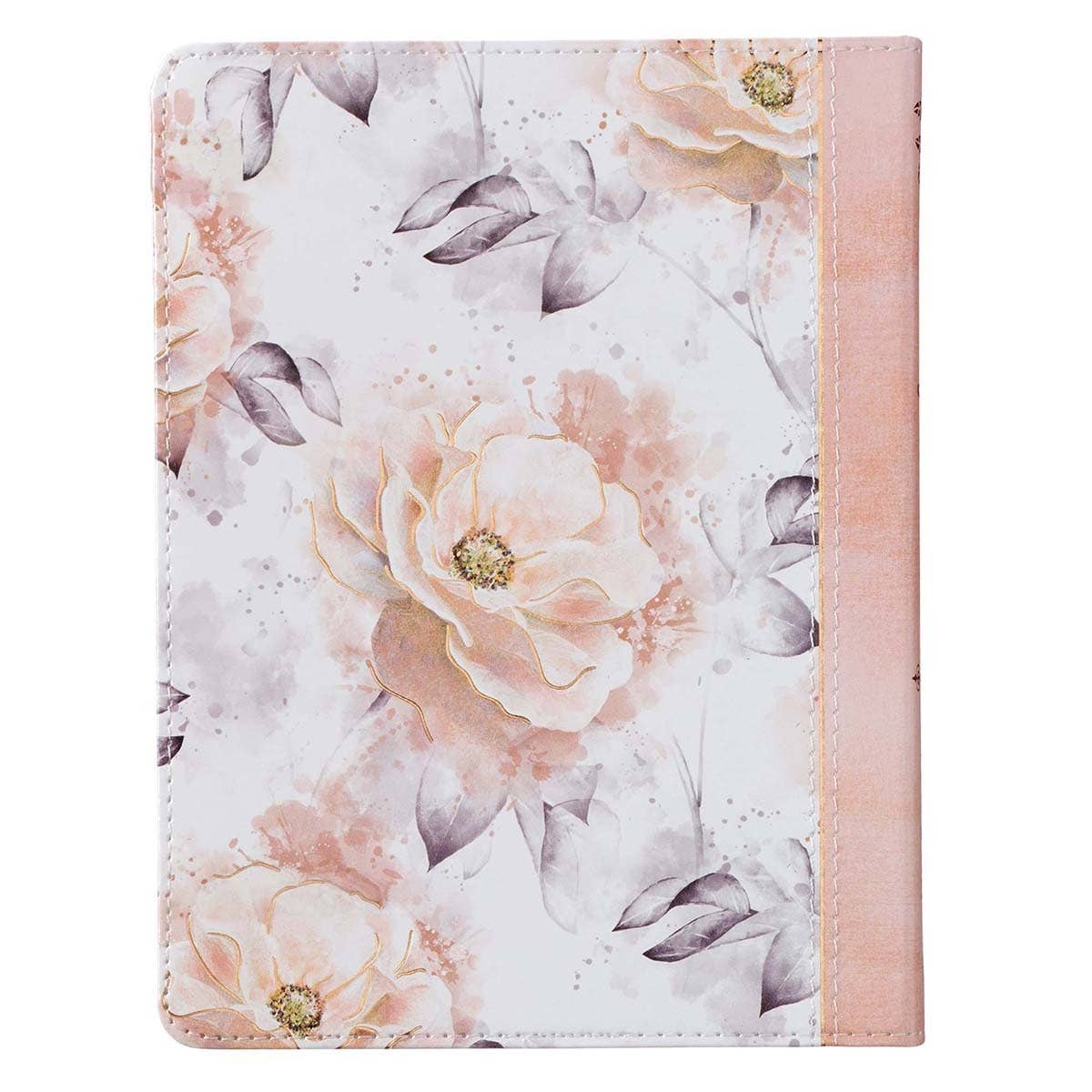 Christian Art Gifts - Devotional Walking In Grace Faux Leather