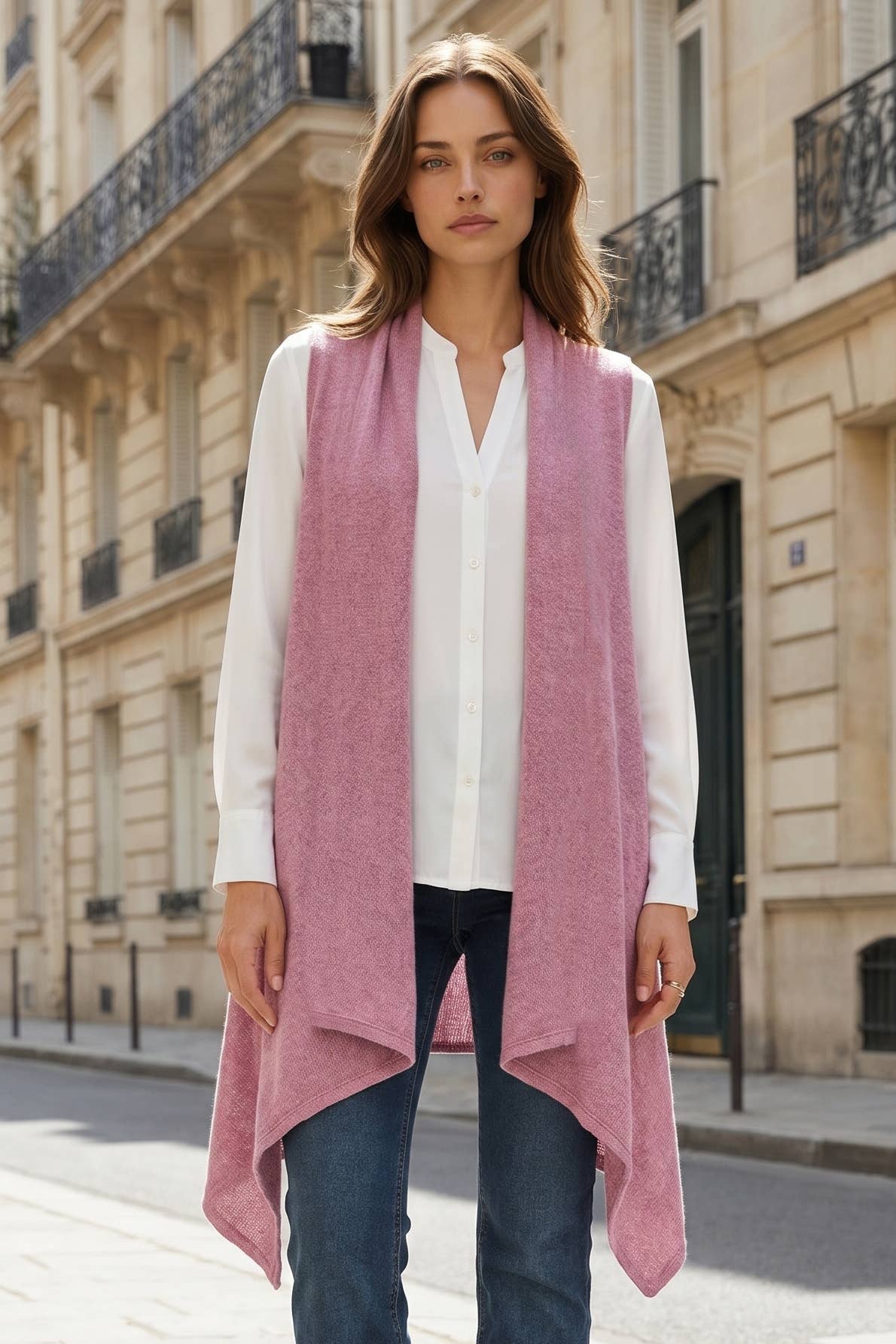Dear Scarlett - Sleeveless Knit Vest: AVOCADO / S