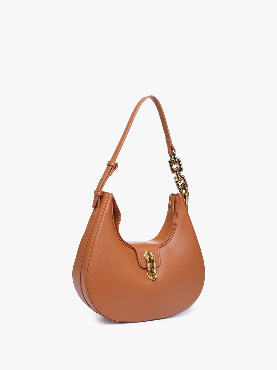 Jen & Co. - JN2240 Dallas Twist-Lock Shoulder Bag: Lt. Peach
