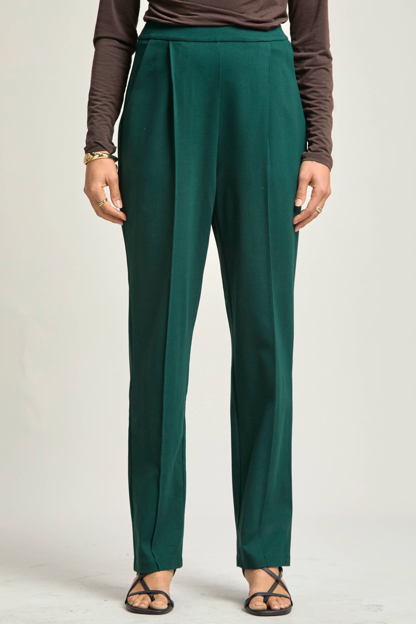 Dear Scarlett - Magic High-Rise Barrel Pants: Black / S