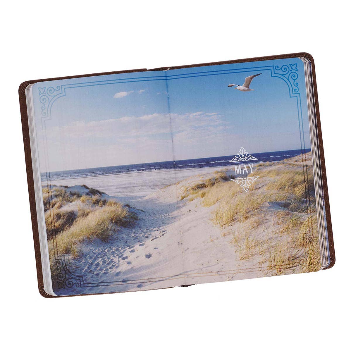 Christian Art Gifts - Devotional Walking with God Faux Leather