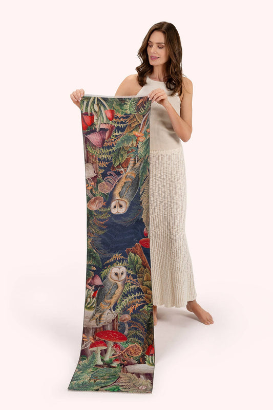 Powder Design inc - US - Lux Scarf - Wild Woodland Owl
