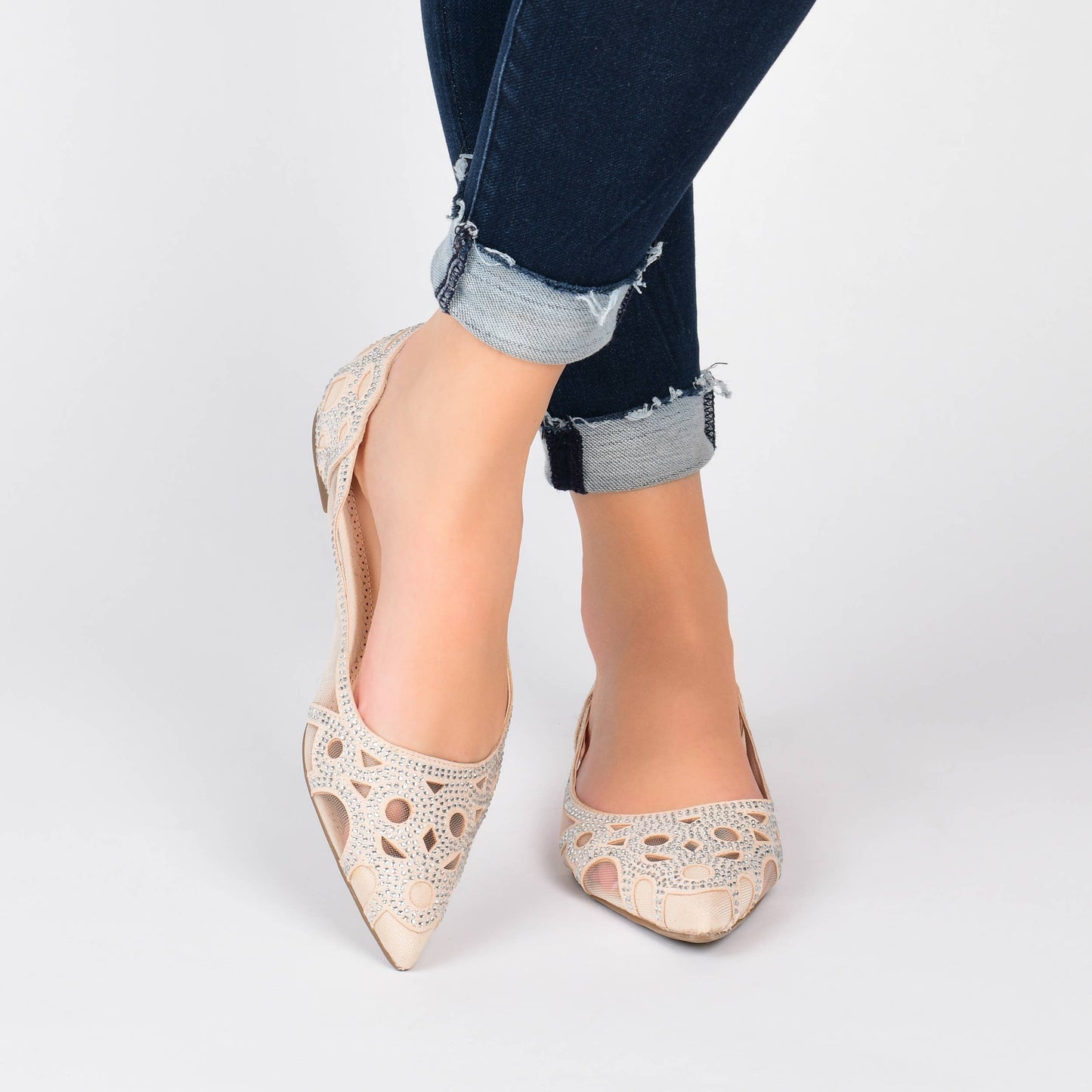 Journee Collection - Women's Batavia Flat: Grey / 8