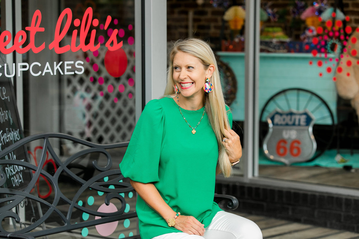 Hidden Truth Jewelry - Multicolored and Gold Chain with Julia Blair Cross