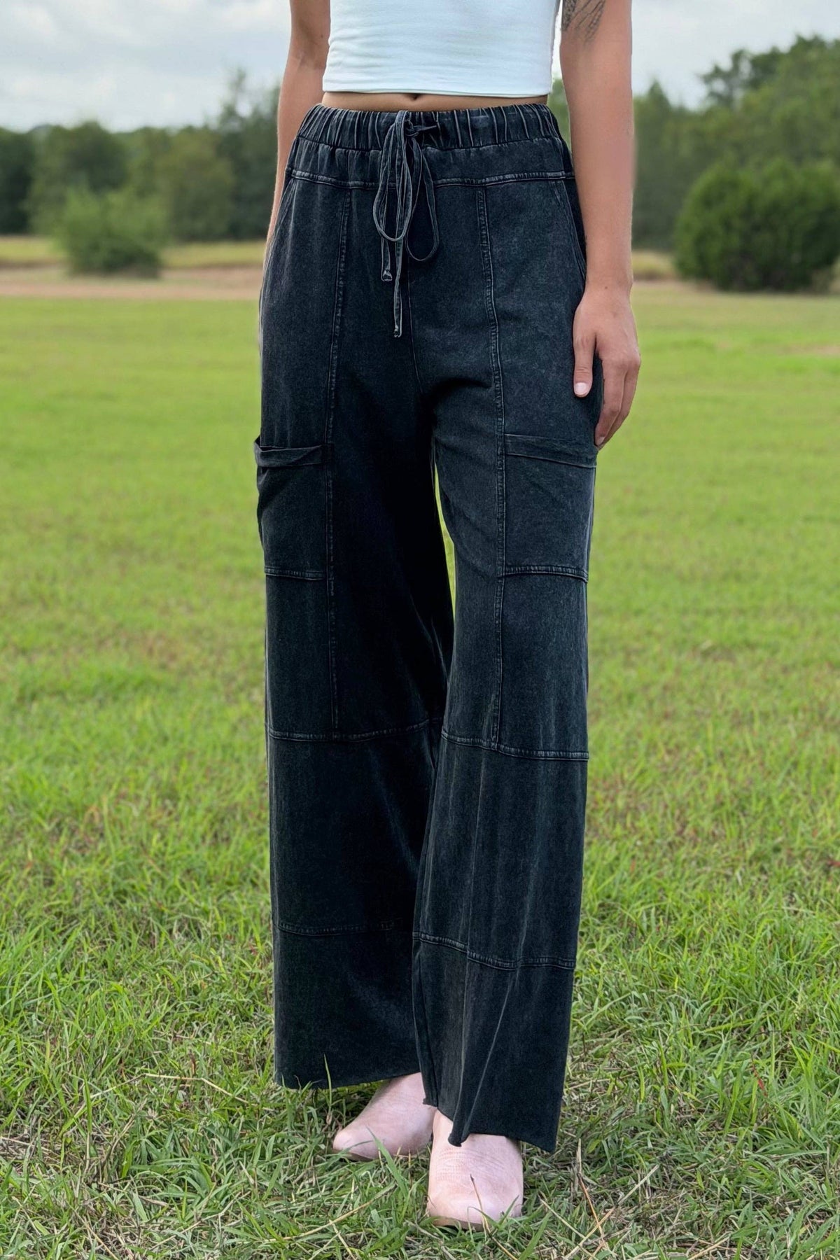 Addy & Me Apparel LLC - Mia Lounge Cargo Pants: XL