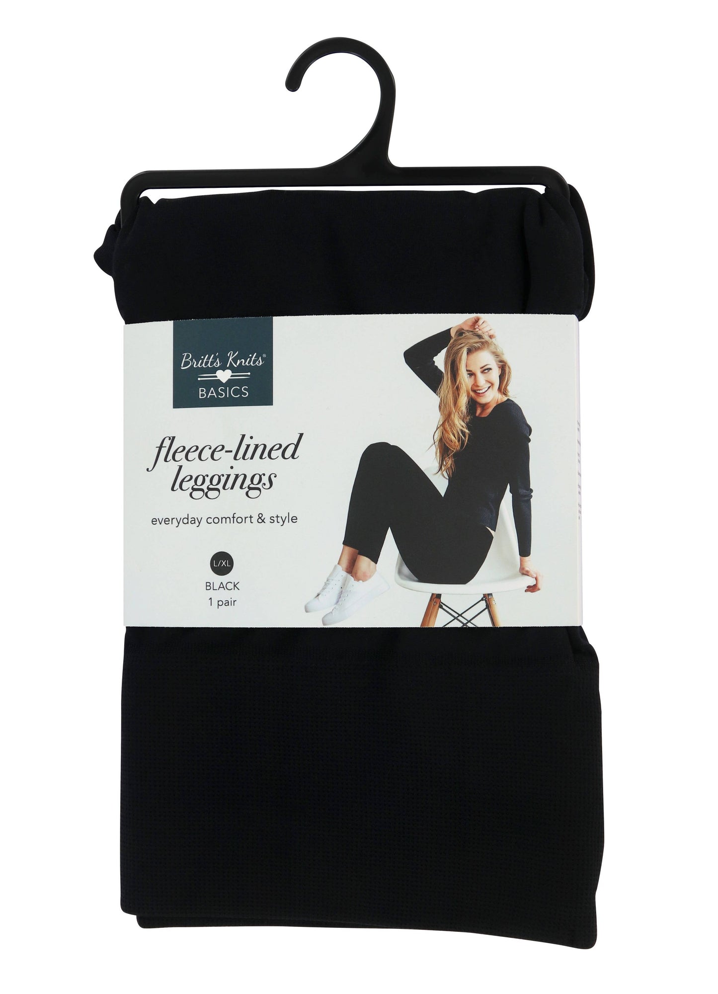 DM Merchandising - Britt's Knits Fleece Lined Leggings Open Stock: Grey / Large/ X-Large
