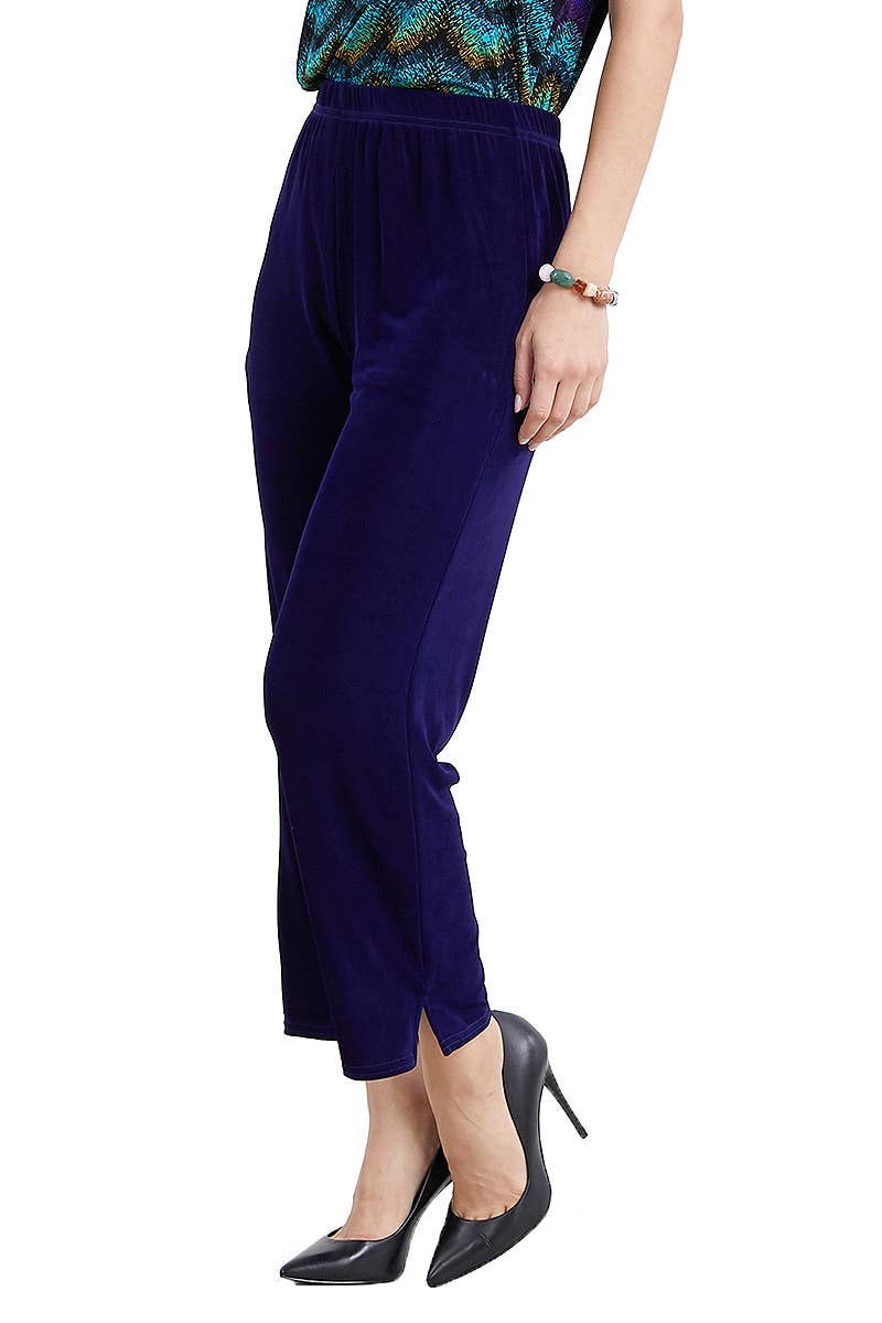 Jostar - Acetate Ankle Length Pants - 5001AY-ARS1: Ivory