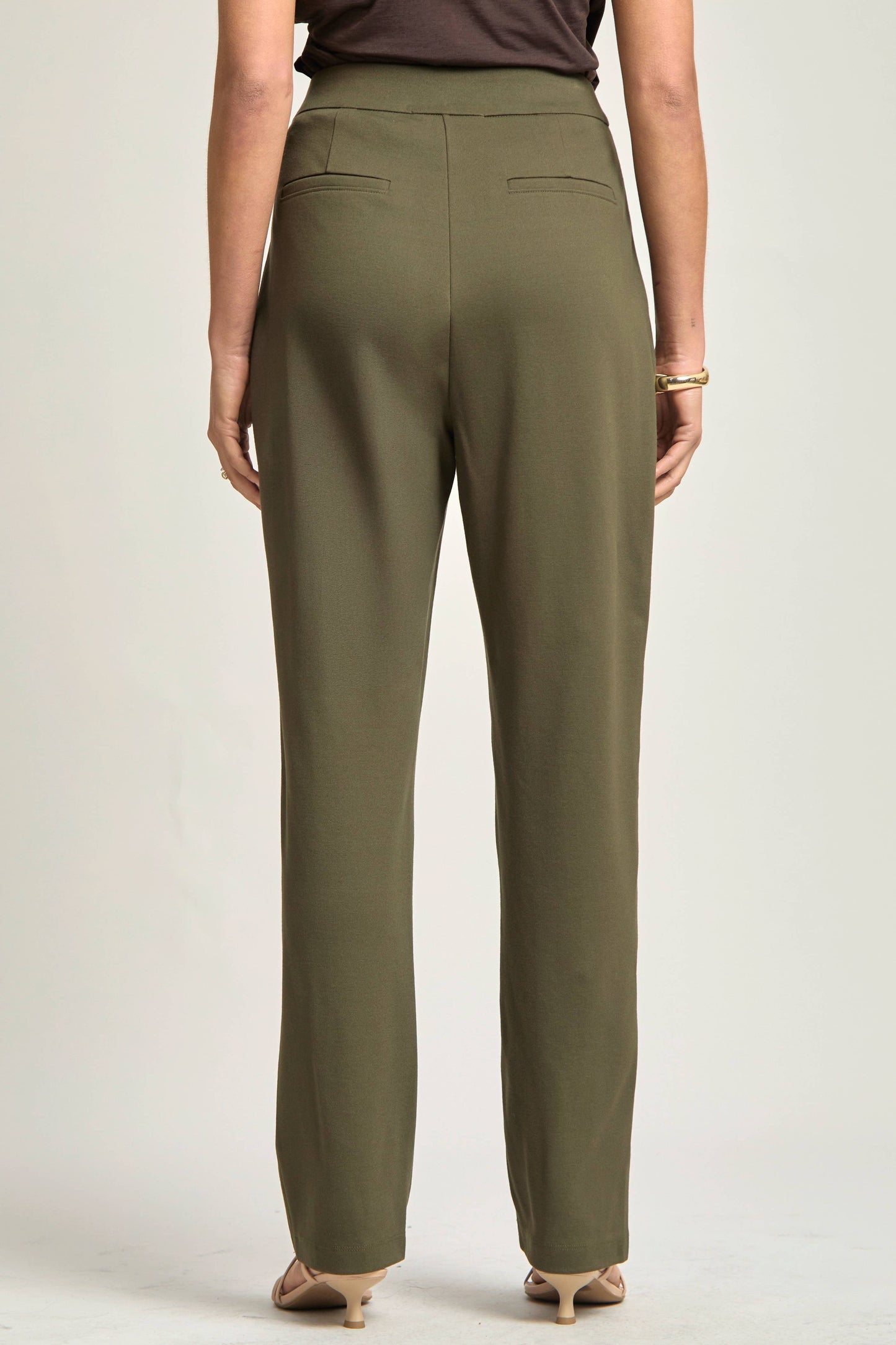 Dear Scarlett - Magic High-Rise Barrel Pants: Black / XL