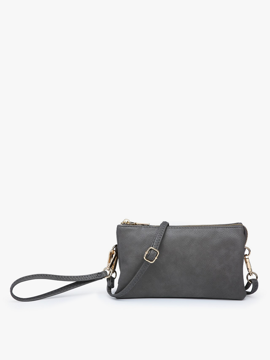 Jen & Co. - M013 Riley Monogrammable 3 Compartment Crossbody/Wristlet: Camo