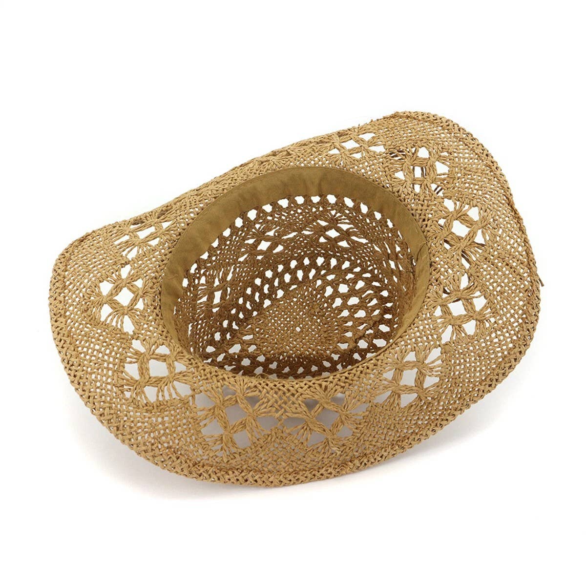 Syrrios Gifts LLC - Western Cowboy Cowgirl Straw Hat Sun Summer Beach Party: Blue