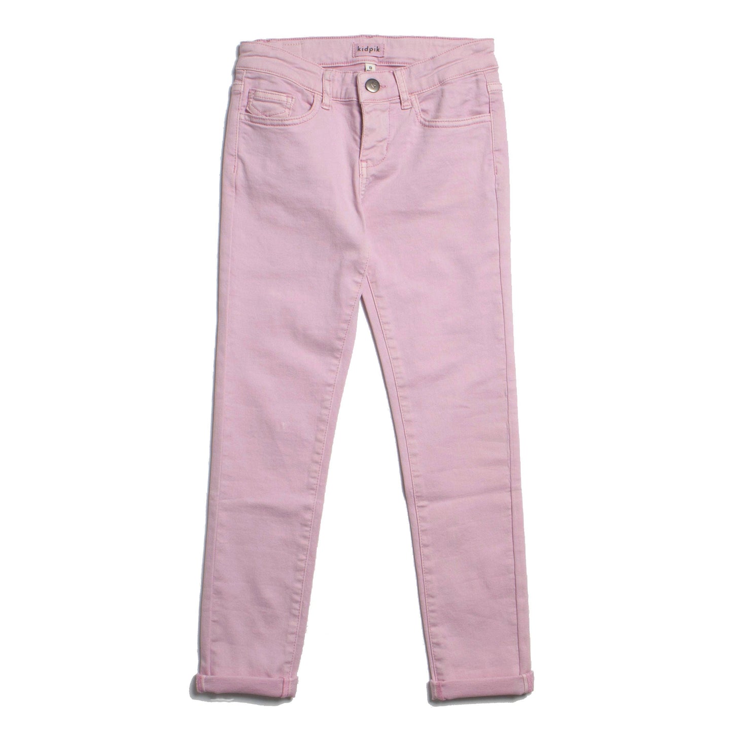 Kidpik - Cuffed Skinny Pant: Aqua Haze / 16