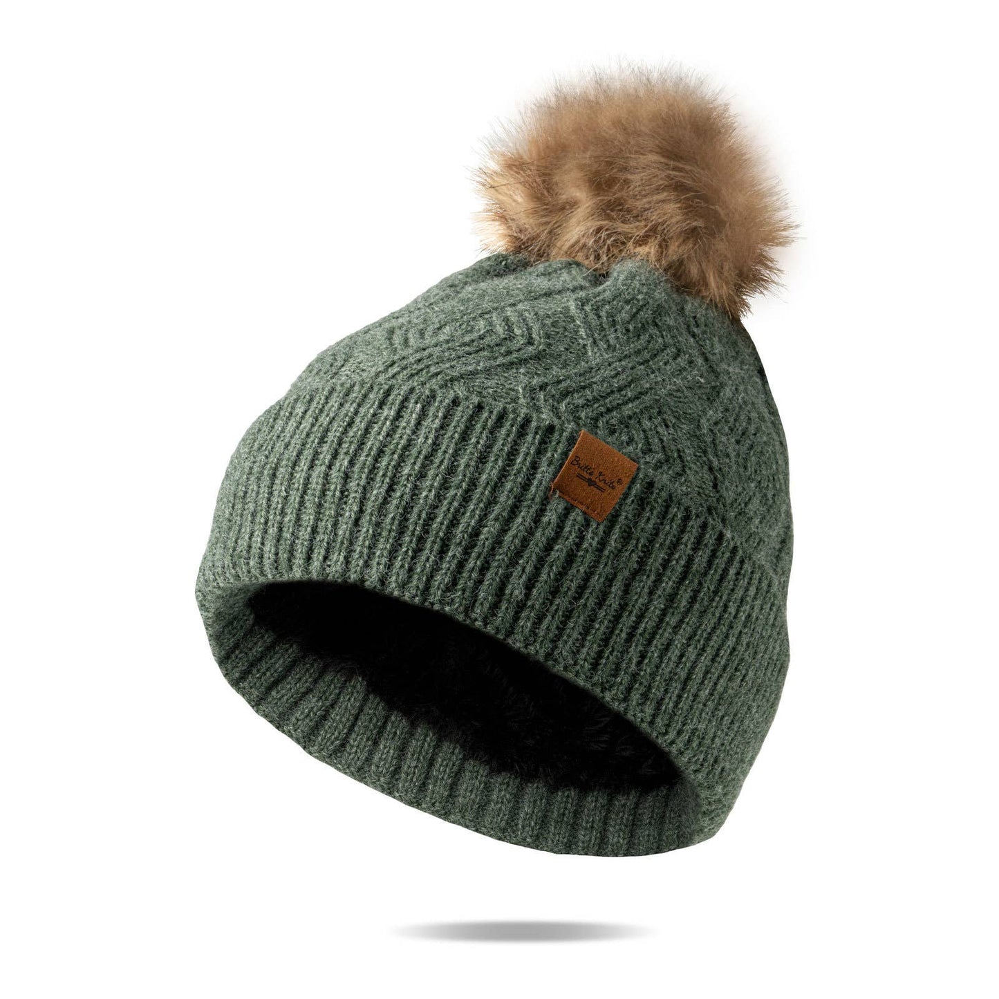 DM Merchandising - Britt's Knits Mainstay Pom Hat Open Stock: Purple