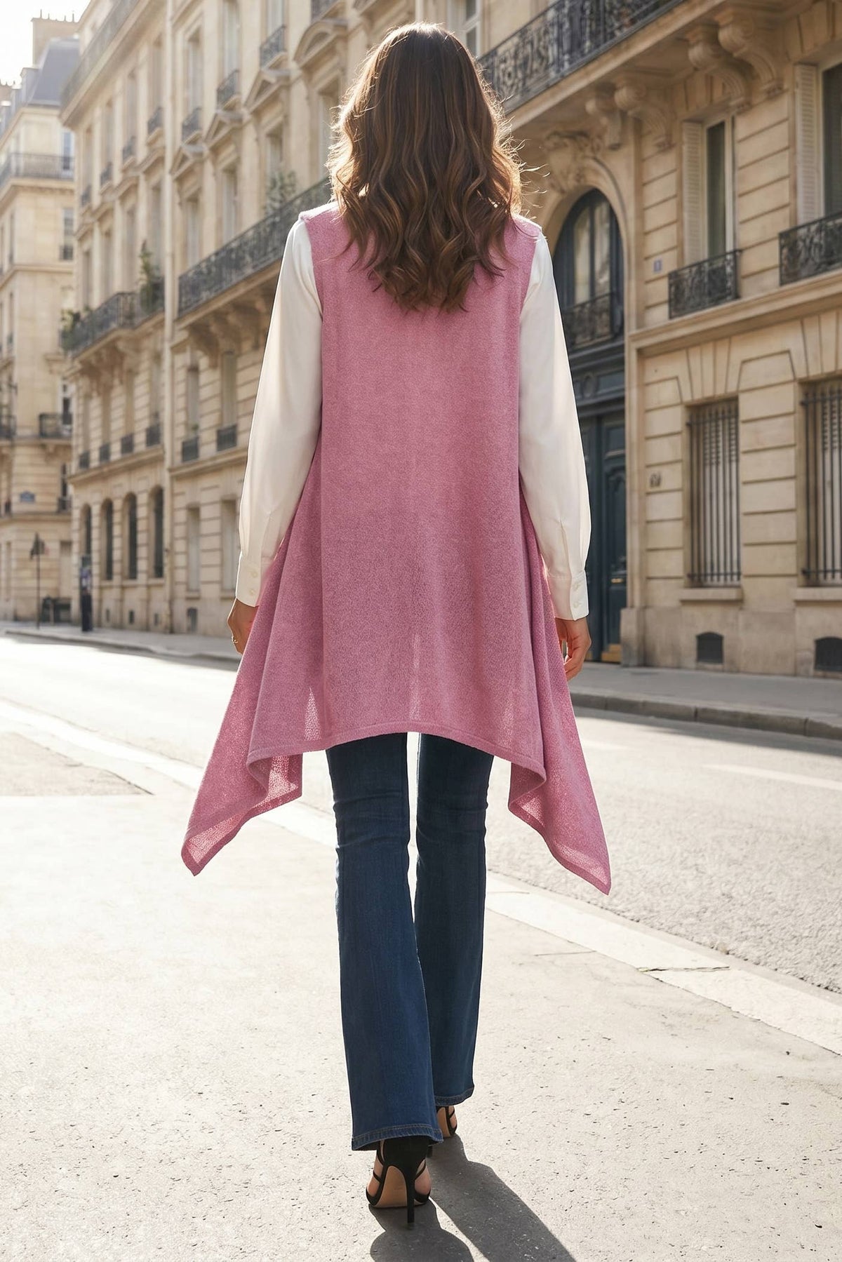 Dear Scarlett - Sleeveless Knit Vest: BLACK / M