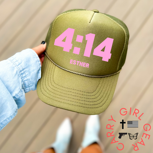 4:14 ESTHER Trucker Hat