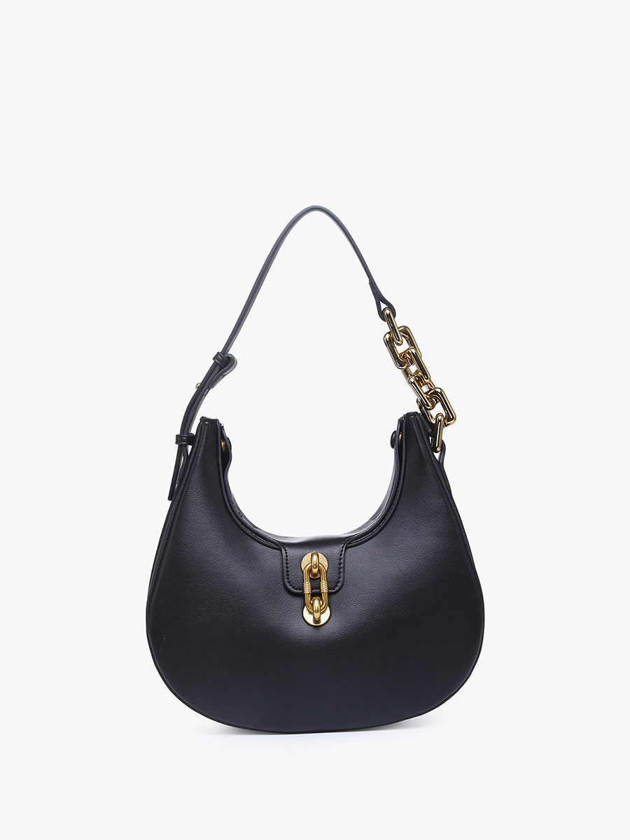 Jen & Co. - JN2240 Dallas Twist-Lock Shoulder Bag: Ivory