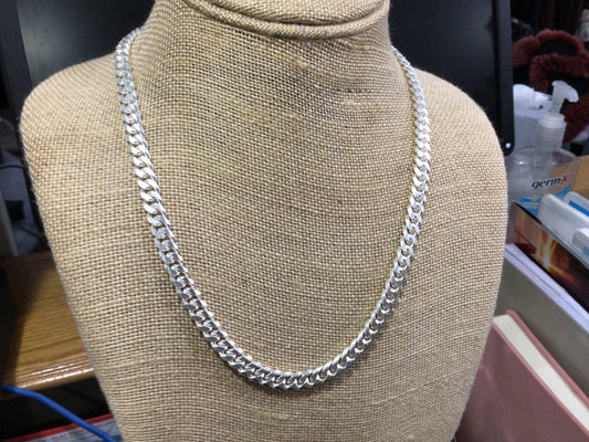 Karine Sultan Brushed Silver Necklace