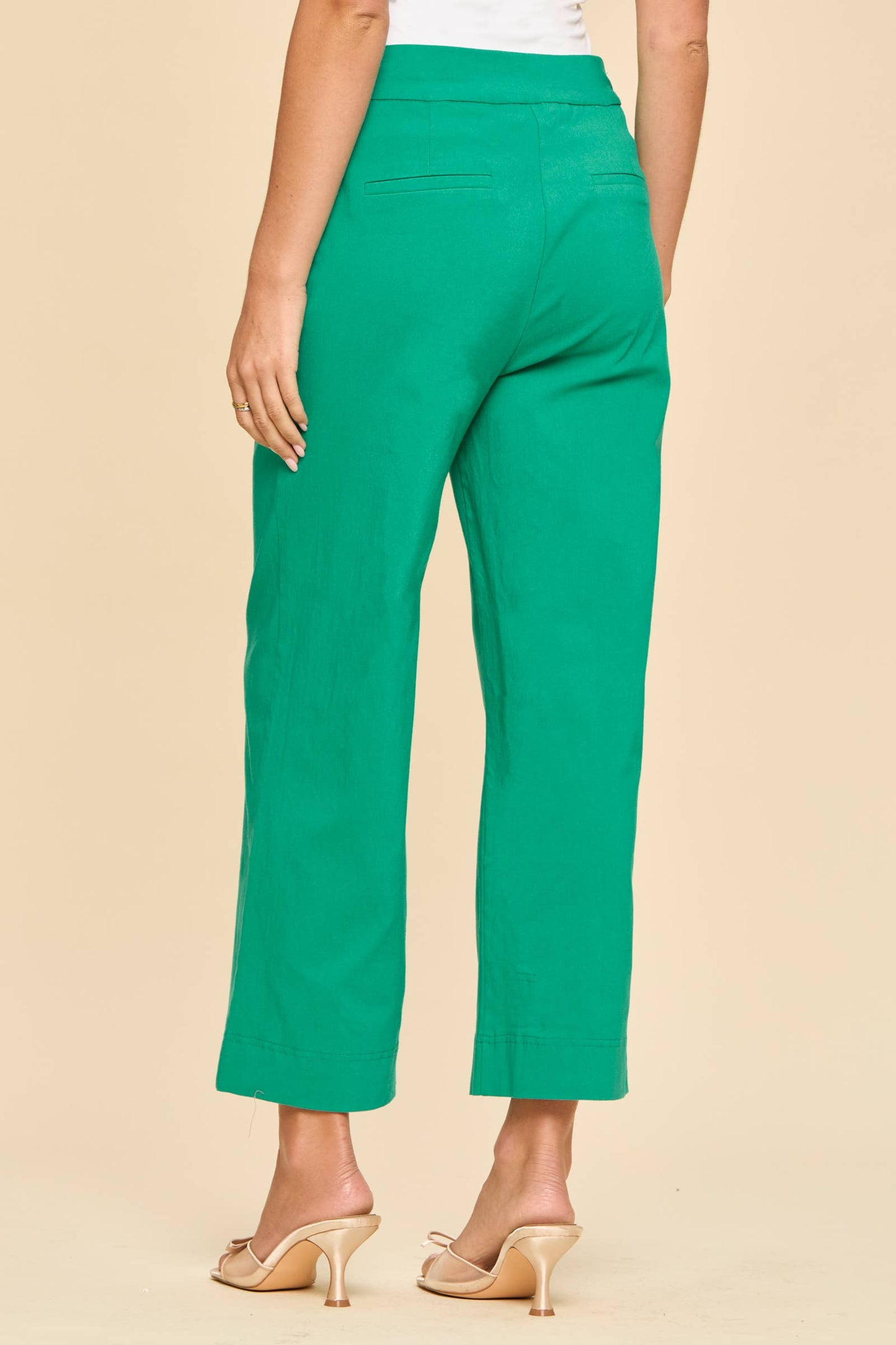 Dear Scarlett - Everyday Only Pair Wide Leg Pants: OFF WHITE
